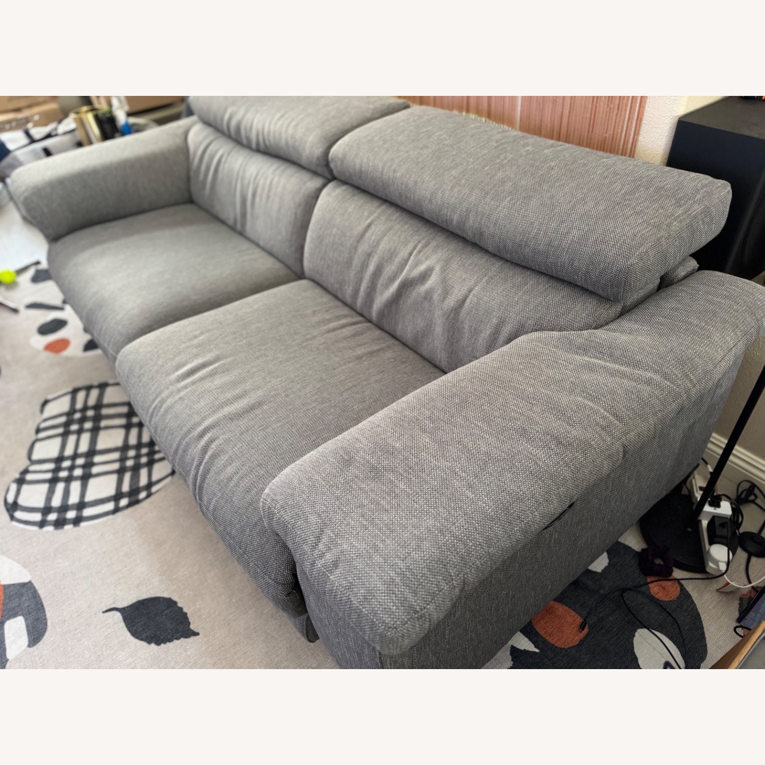 Living Spaces Talin Power Reclining Sofa - image-6