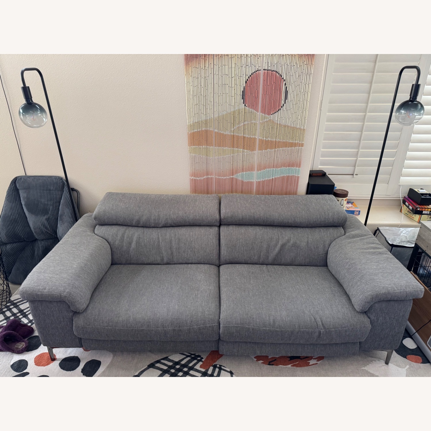 Living Spaces Talin Power Reclining Sofa - image-3