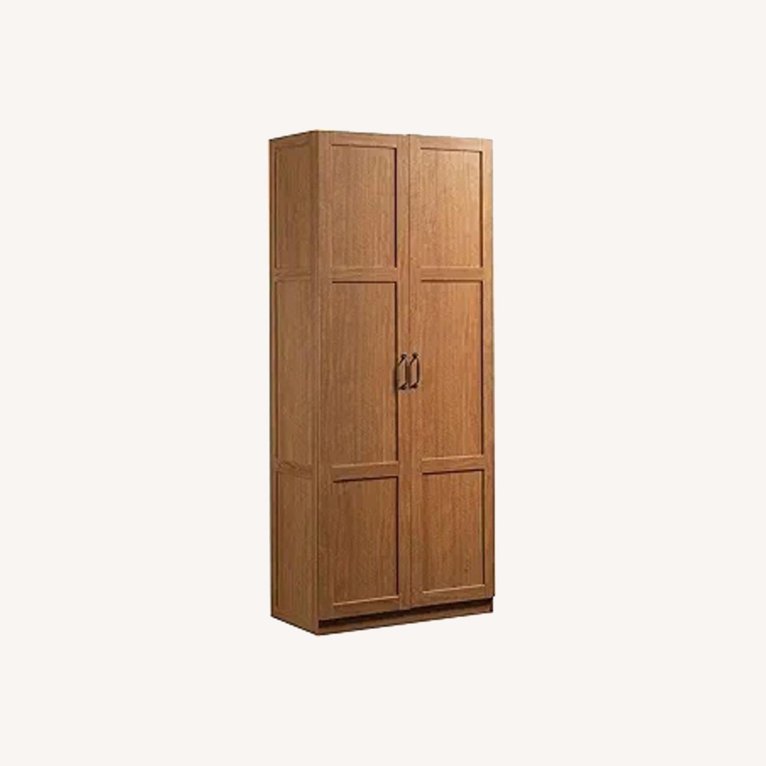 Amazon Sauder Large Wooden Cabinet with Doors - image-0