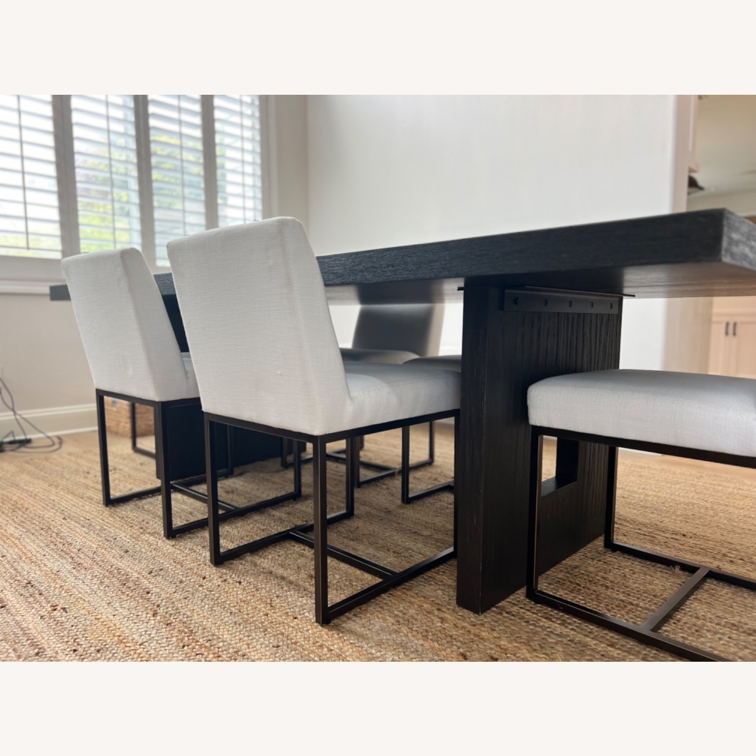 RH Modern Dining Table with Chairs - image-1