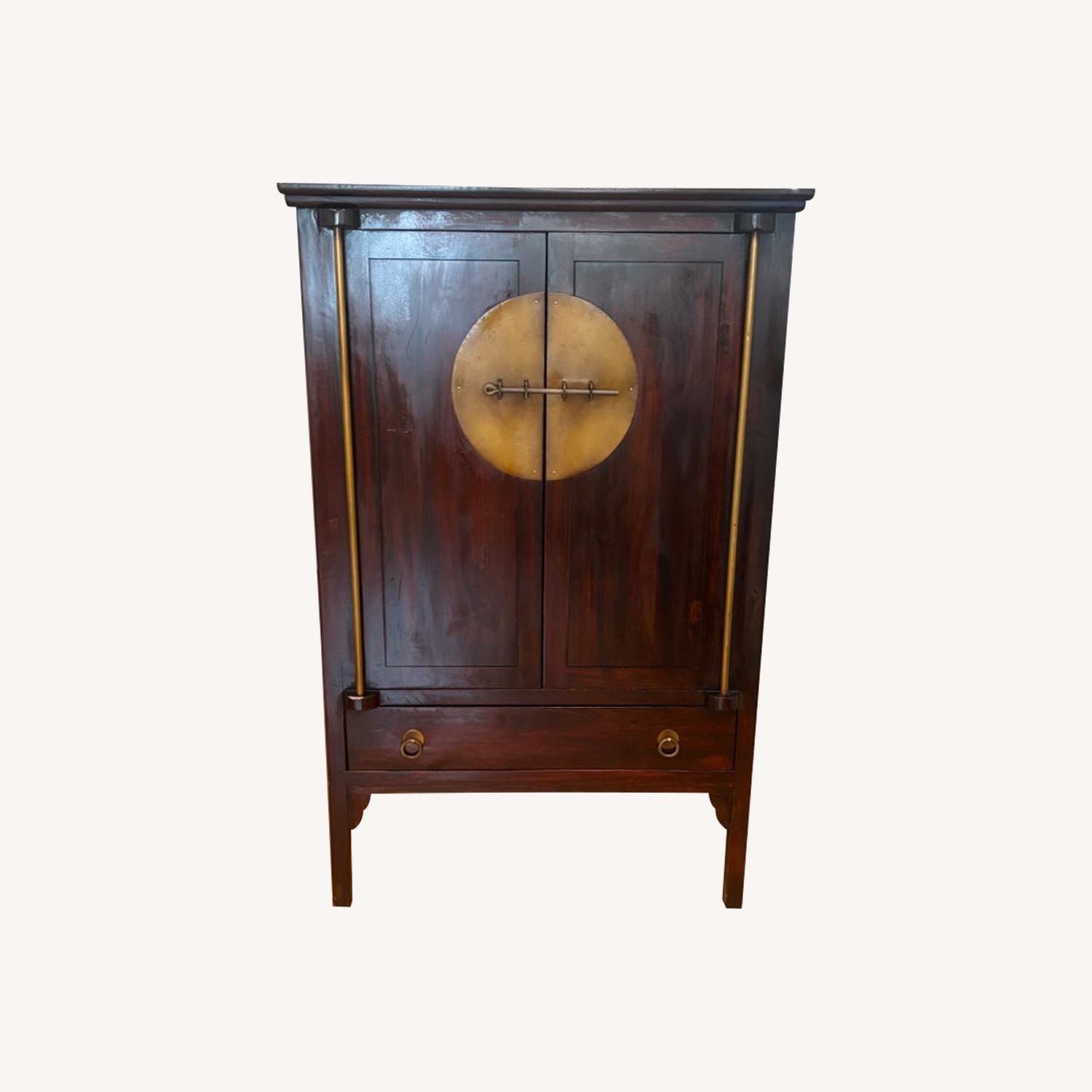 Ming Dynasty-Style Armoire Media Cabinet - image-0