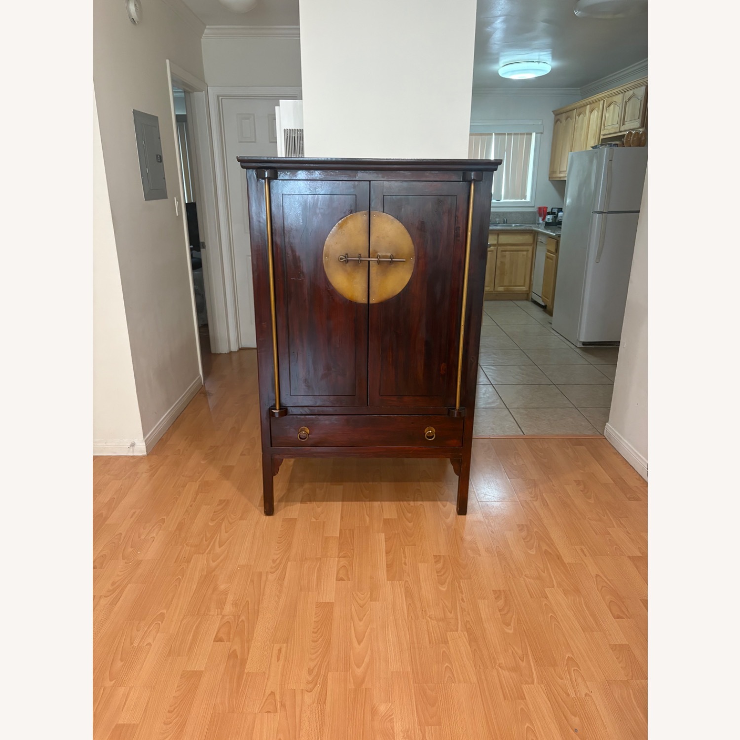 Ming Dynasty-Style Armoire Media Cabinet - image-1