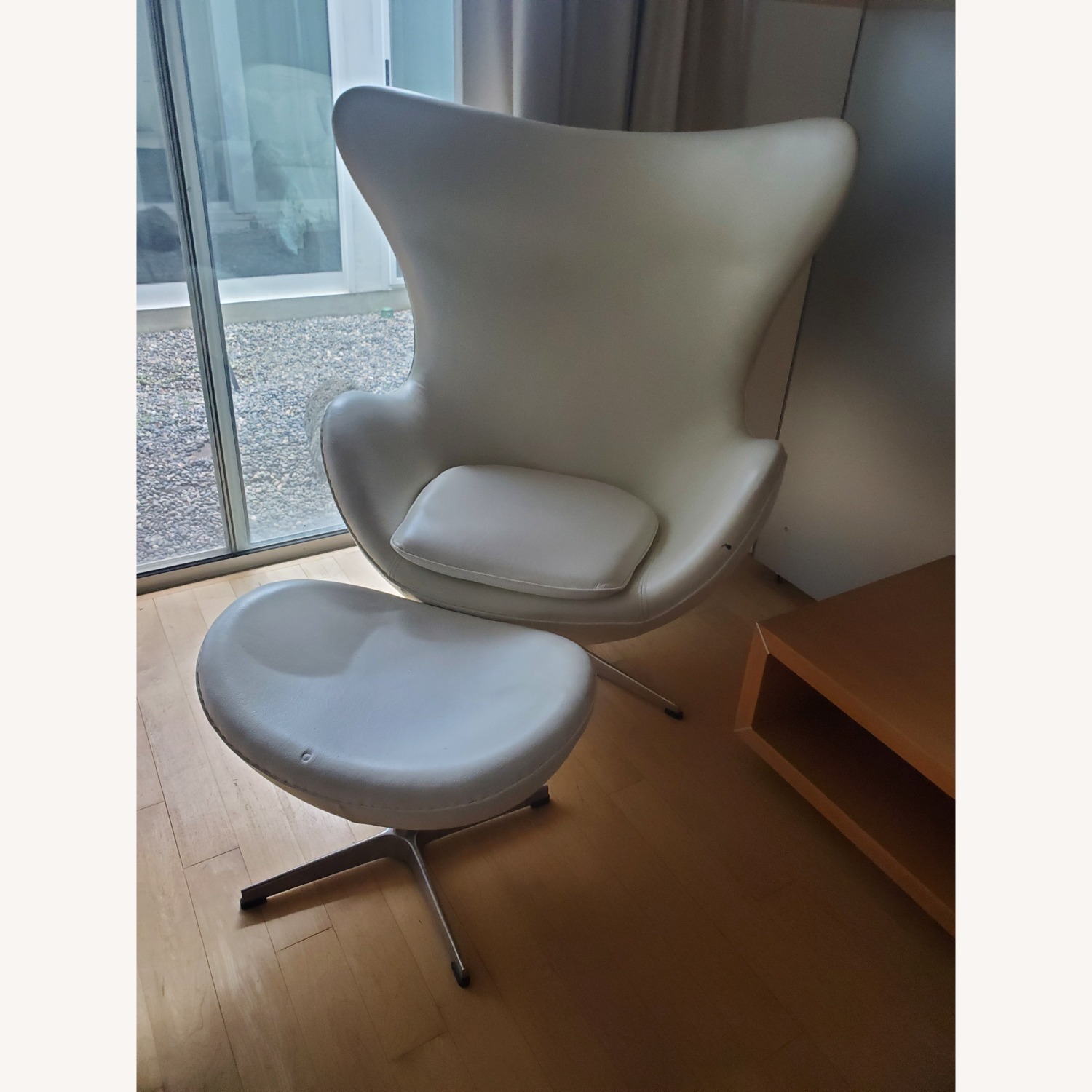 EGG Chairs with Ottomans - image-2