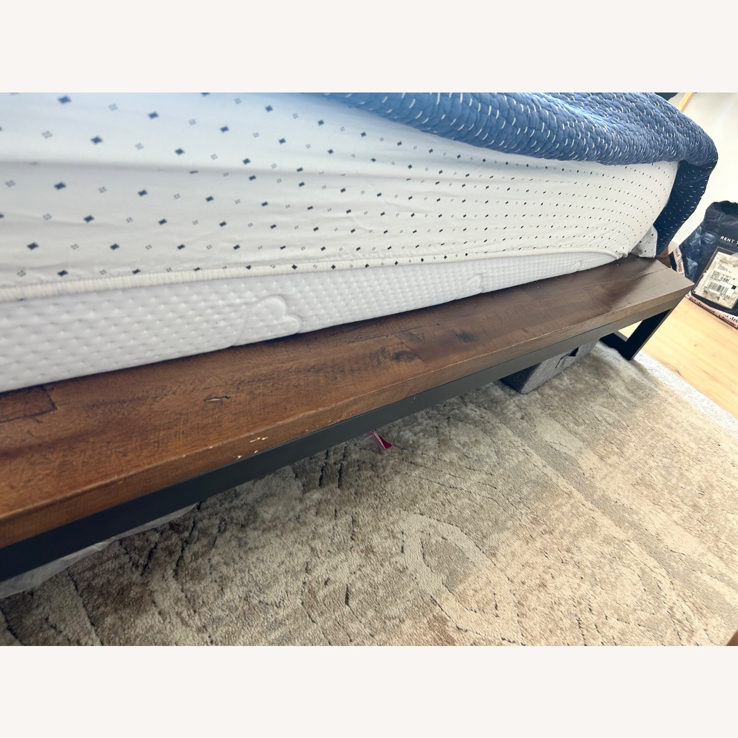 West Elm Logan Industrial Queen Bed - image-2