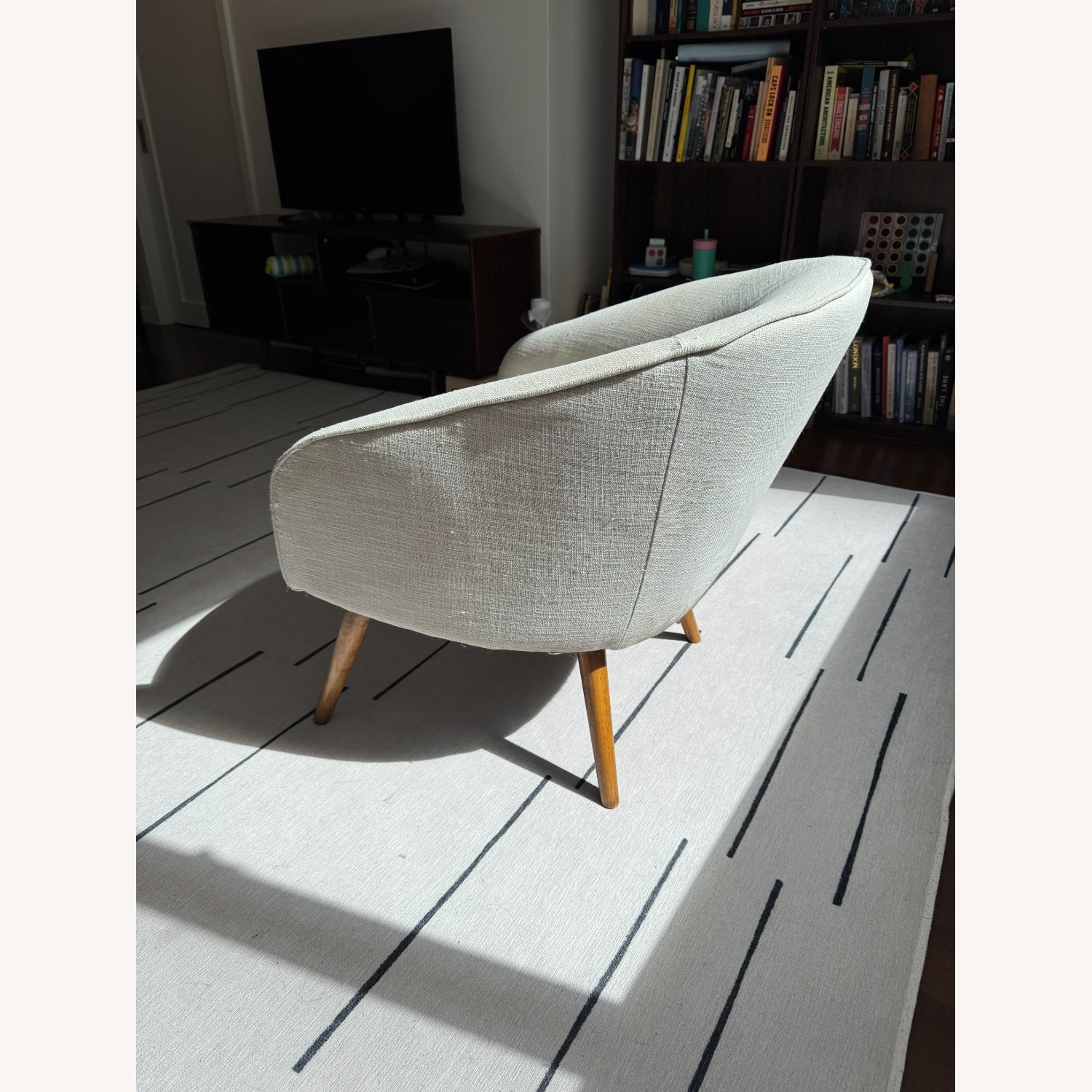 West Elm Eve Linen Chair - image-4