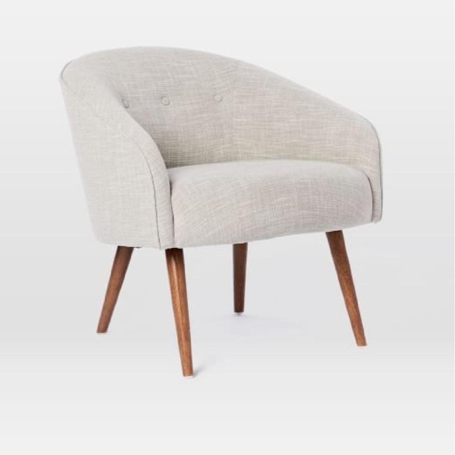 West Elm Eve Linen Chair - image-1