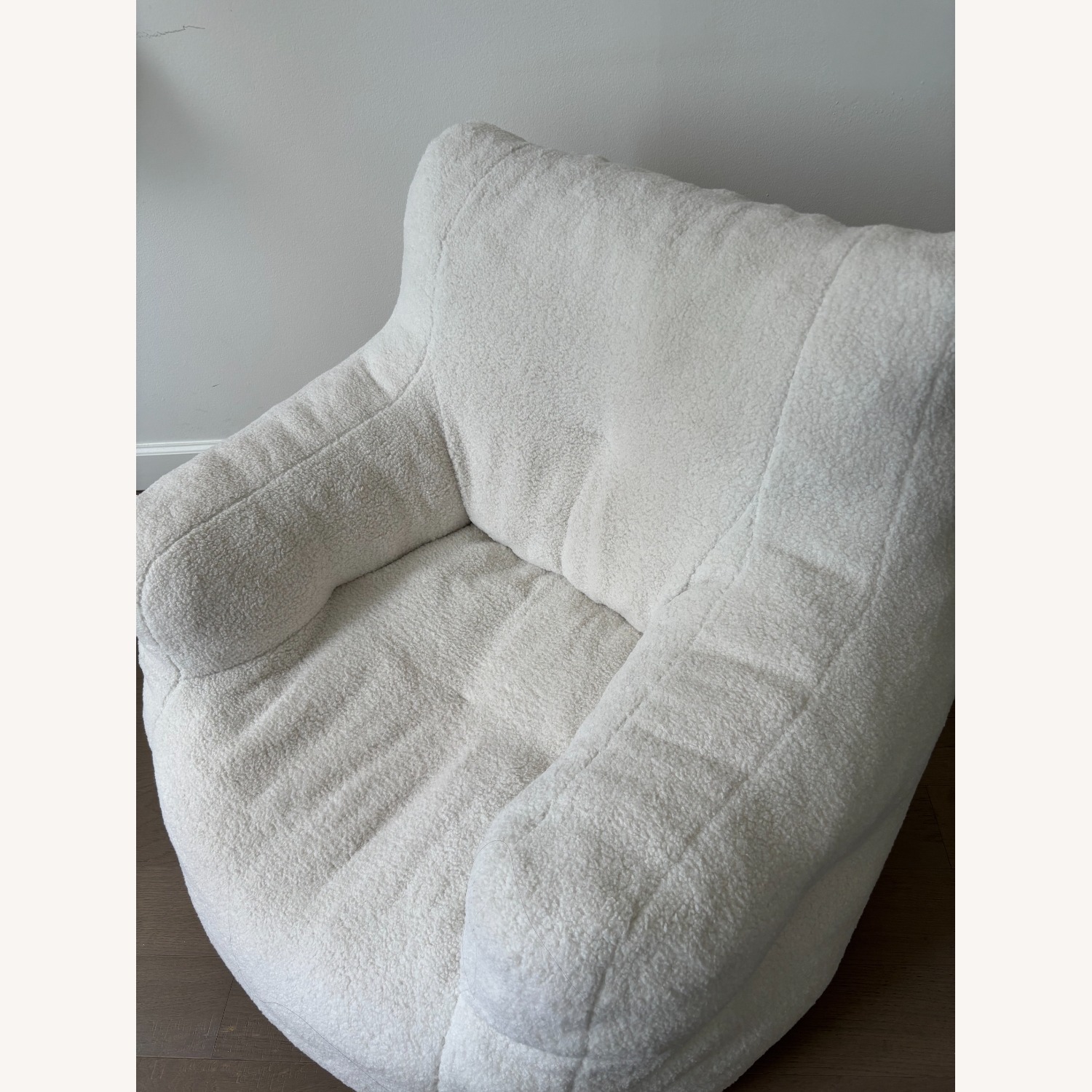 Wayfair White Bean Bag Chair - image-1