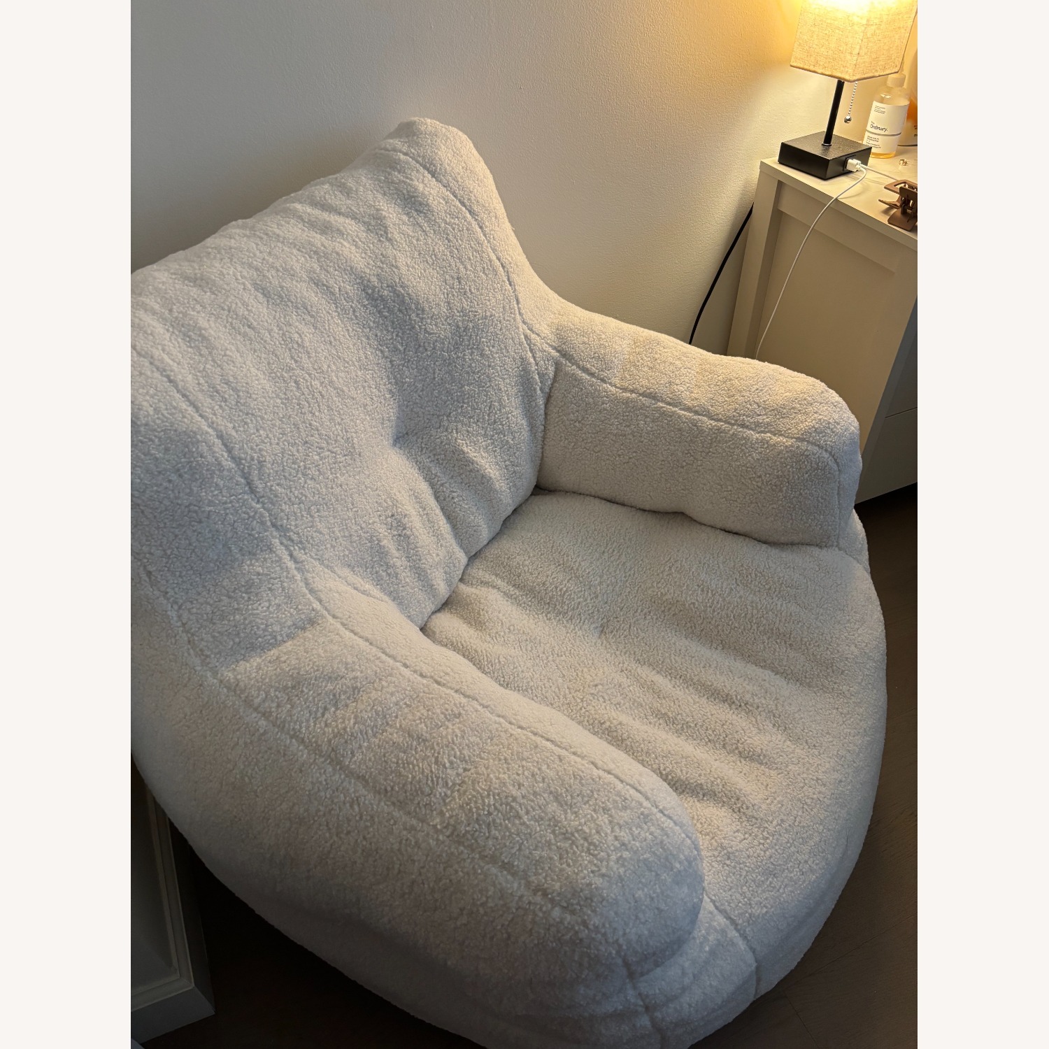 Wayfair White Bean Bag Chair - image-2