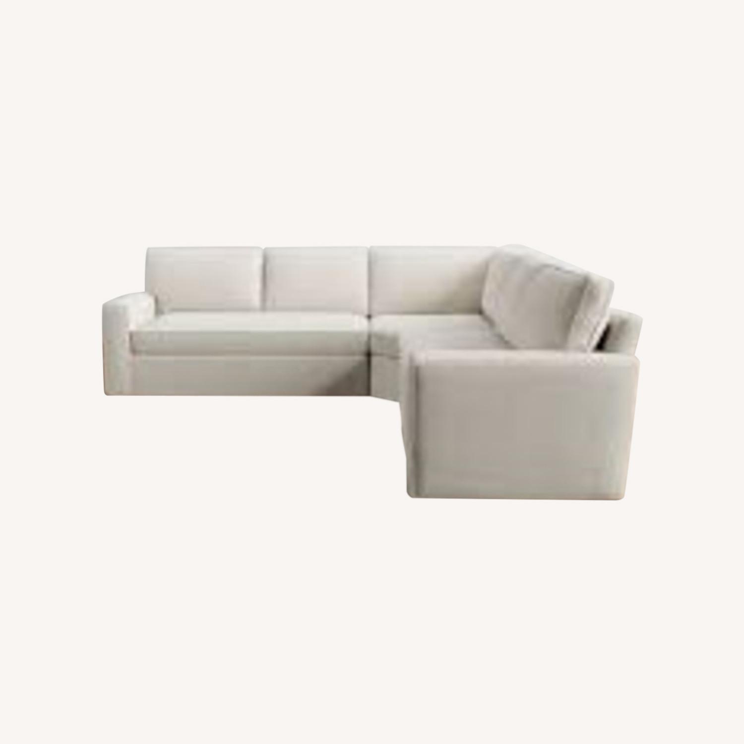 Pottery Barn Pearce Corner Sectional Couch - image-0