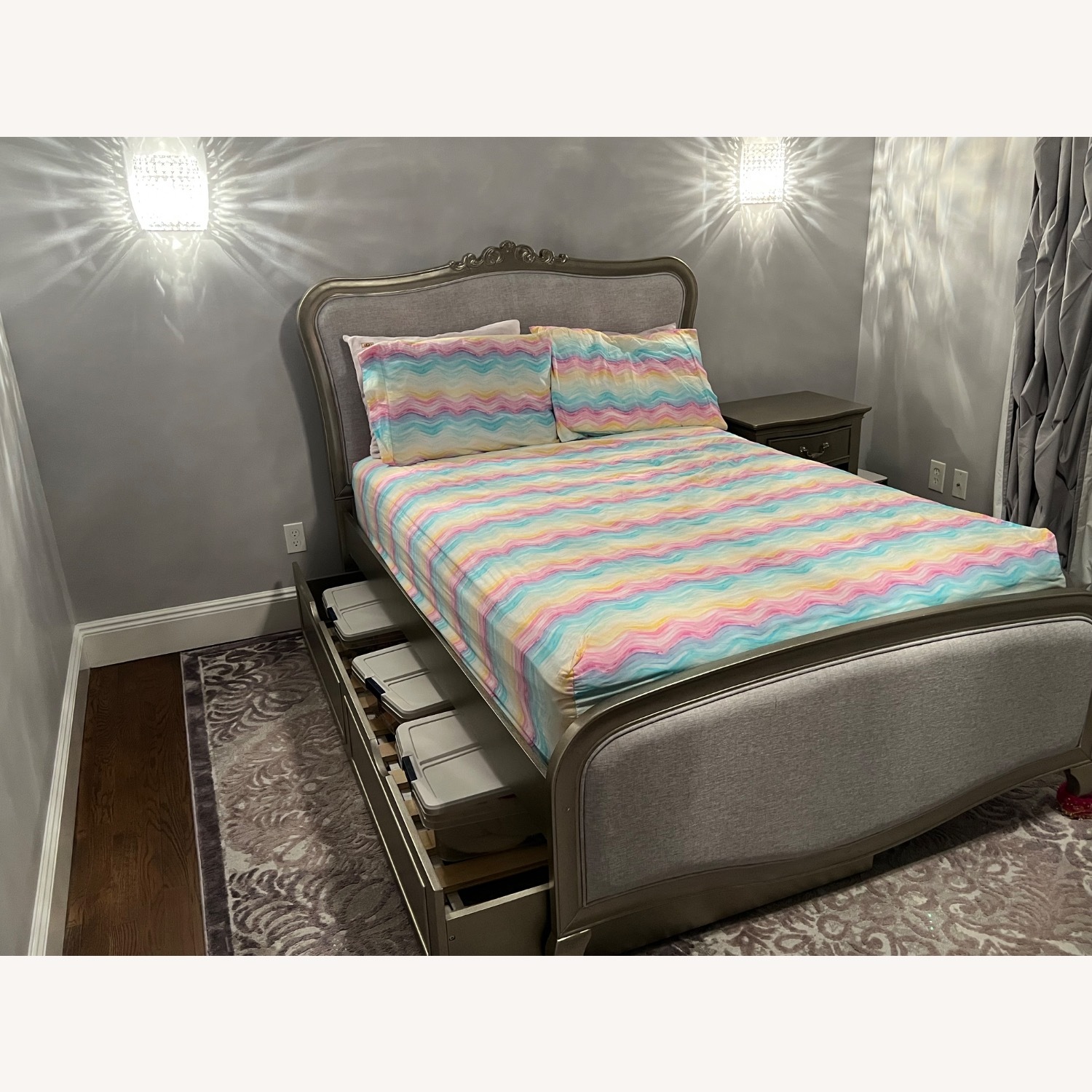 Hillsdale Full Bed with Nightstand and Trundle - image-1