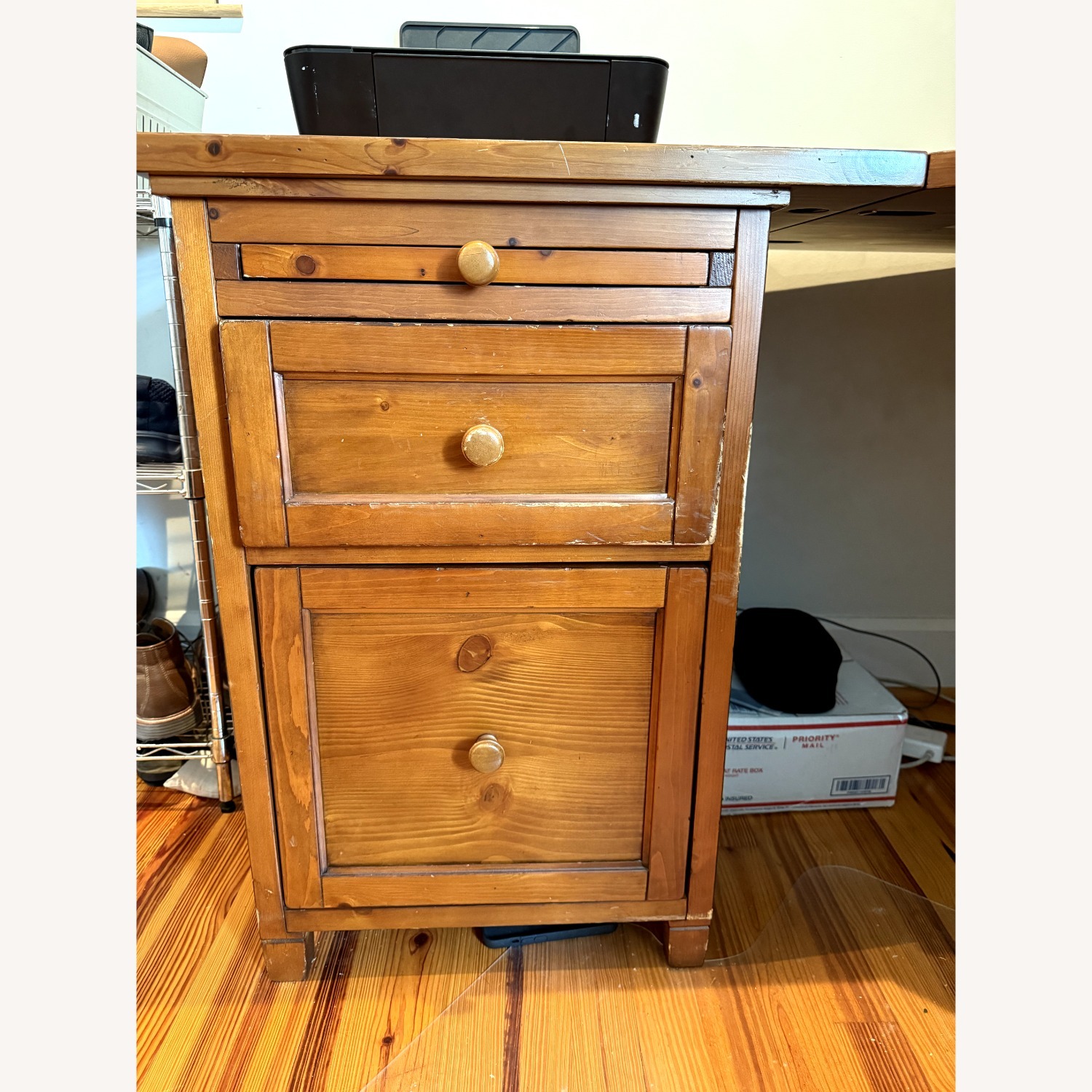 Pottery Barn Teen Solid Wood Corner Desk - image-3