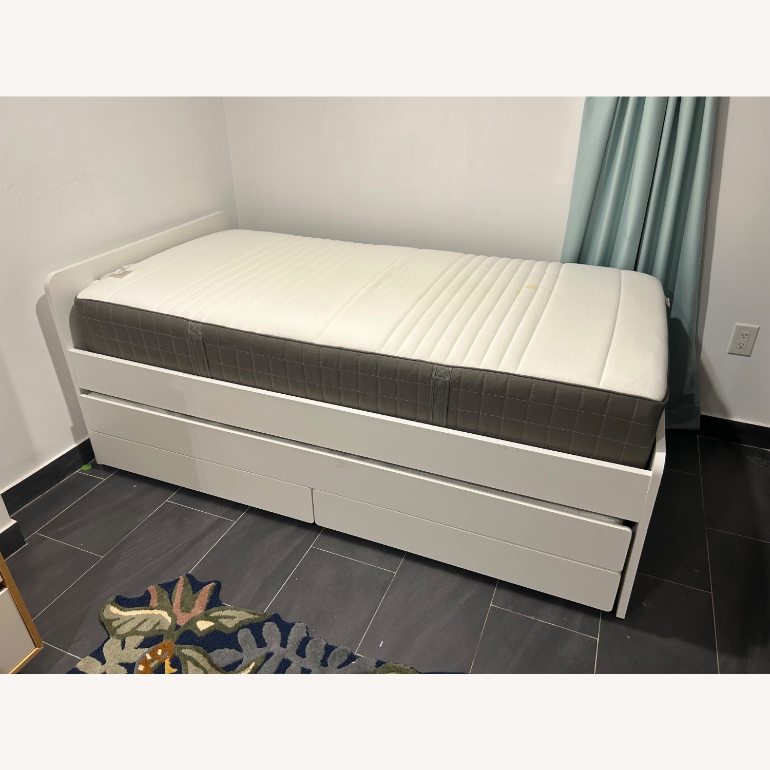 IKEA SLÄKT Kids Bed w Pull-Out Bed + Storage - image-2