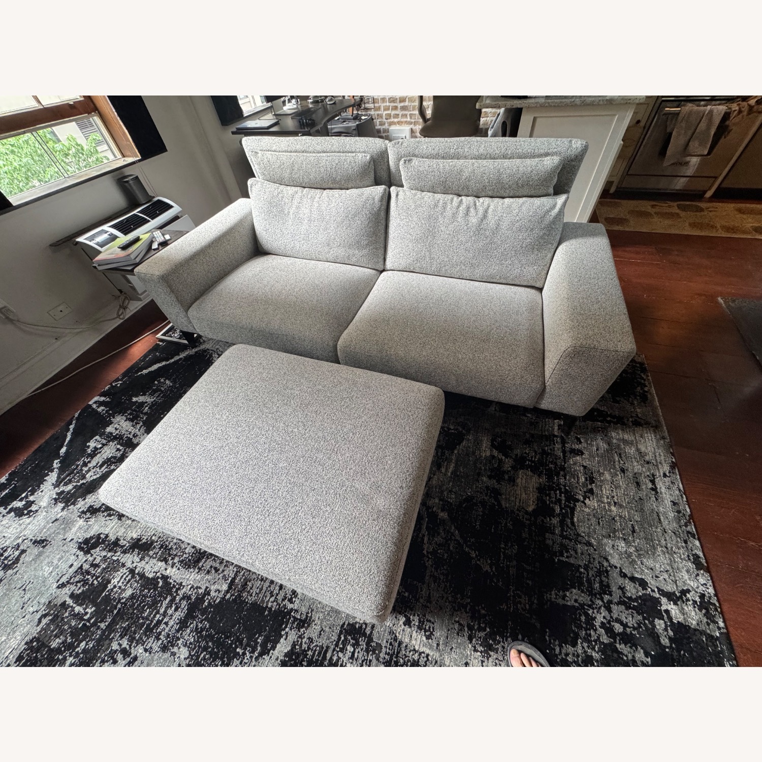 Italia Divo Convertible Sofa with Ottoman  - image-3