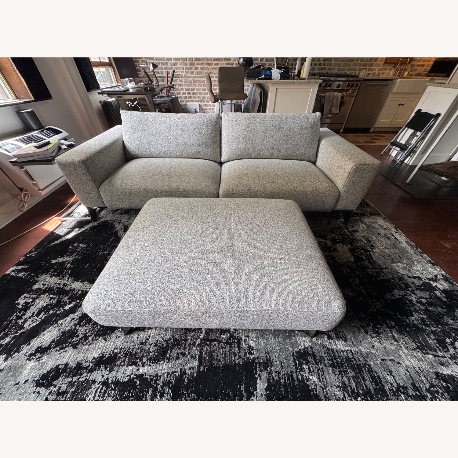 Italia Divo Convertible Sofa with Ottoman  - image-2