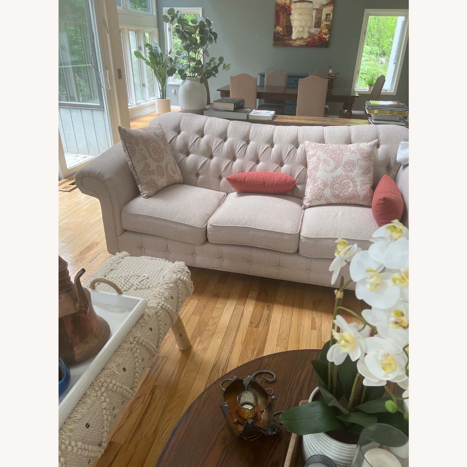 Raymour & Flanigan Light Gray Novella Sofa  - image-1