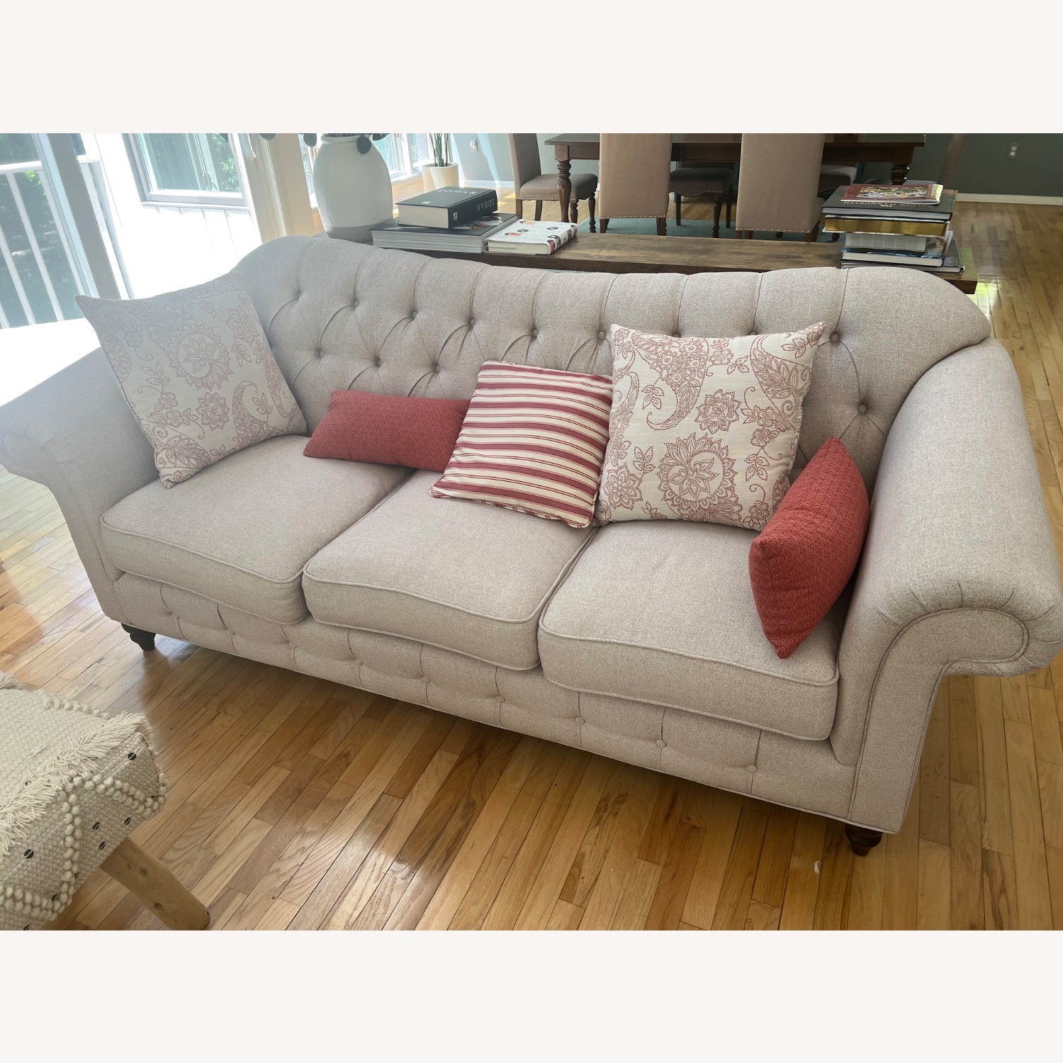 Raymour & Flanigan Light Gray Novella Sofa  - image-5