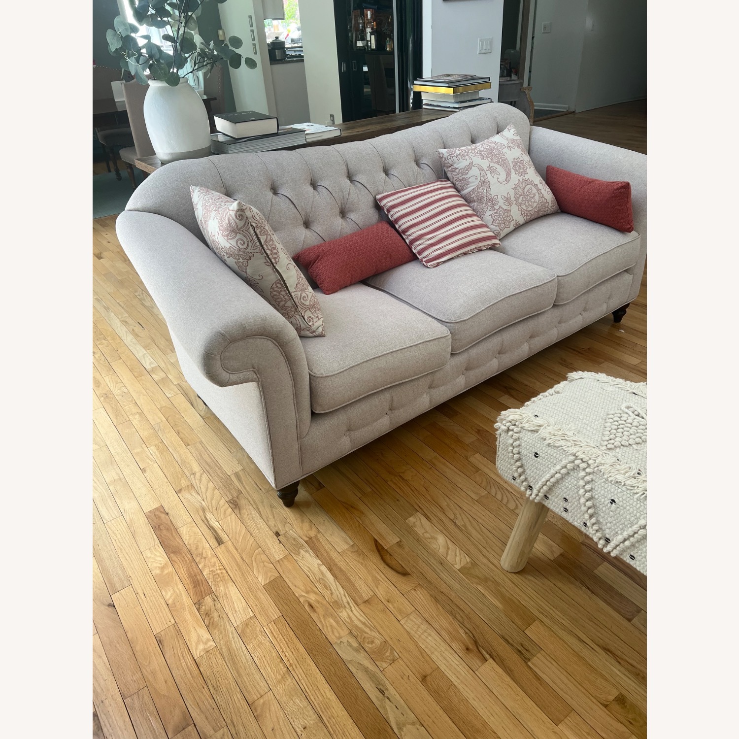 Raymour & Flanigan Light Gray Novella Sofa  - image-4