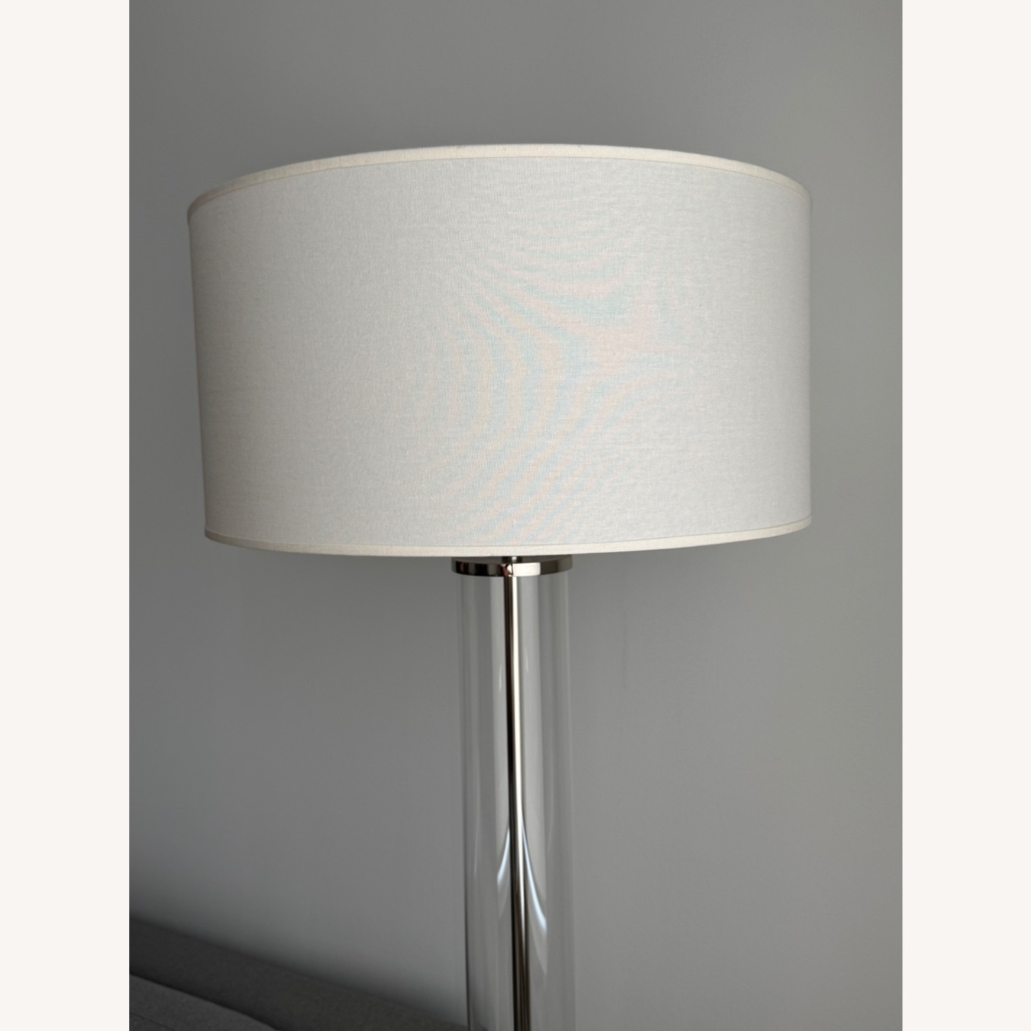 Restoration Hardware French Column Floor Lamp in Nickel Set of 2 - image-2