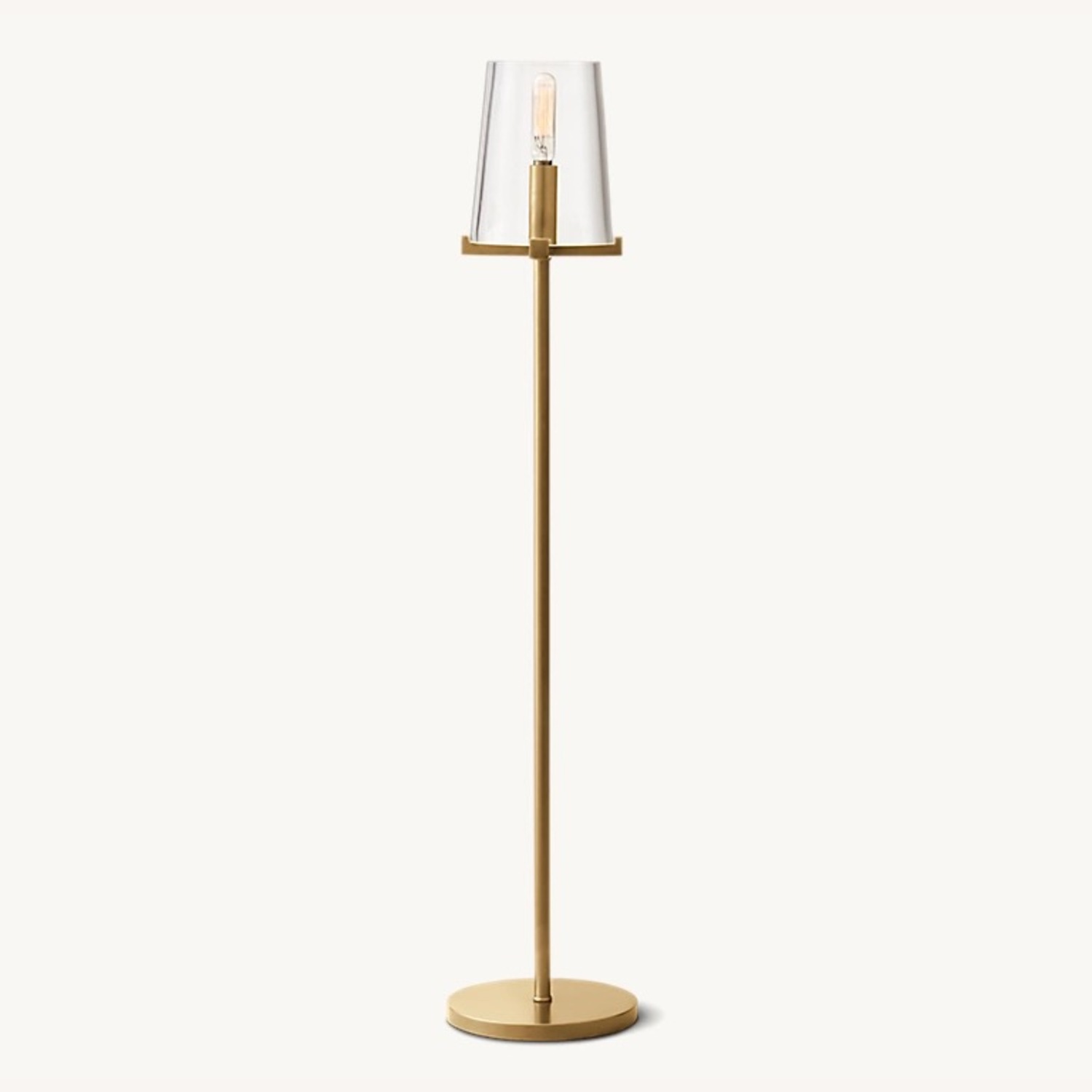 Restoration Hardware Pauillac Modern Brass Table Lamp - image-1