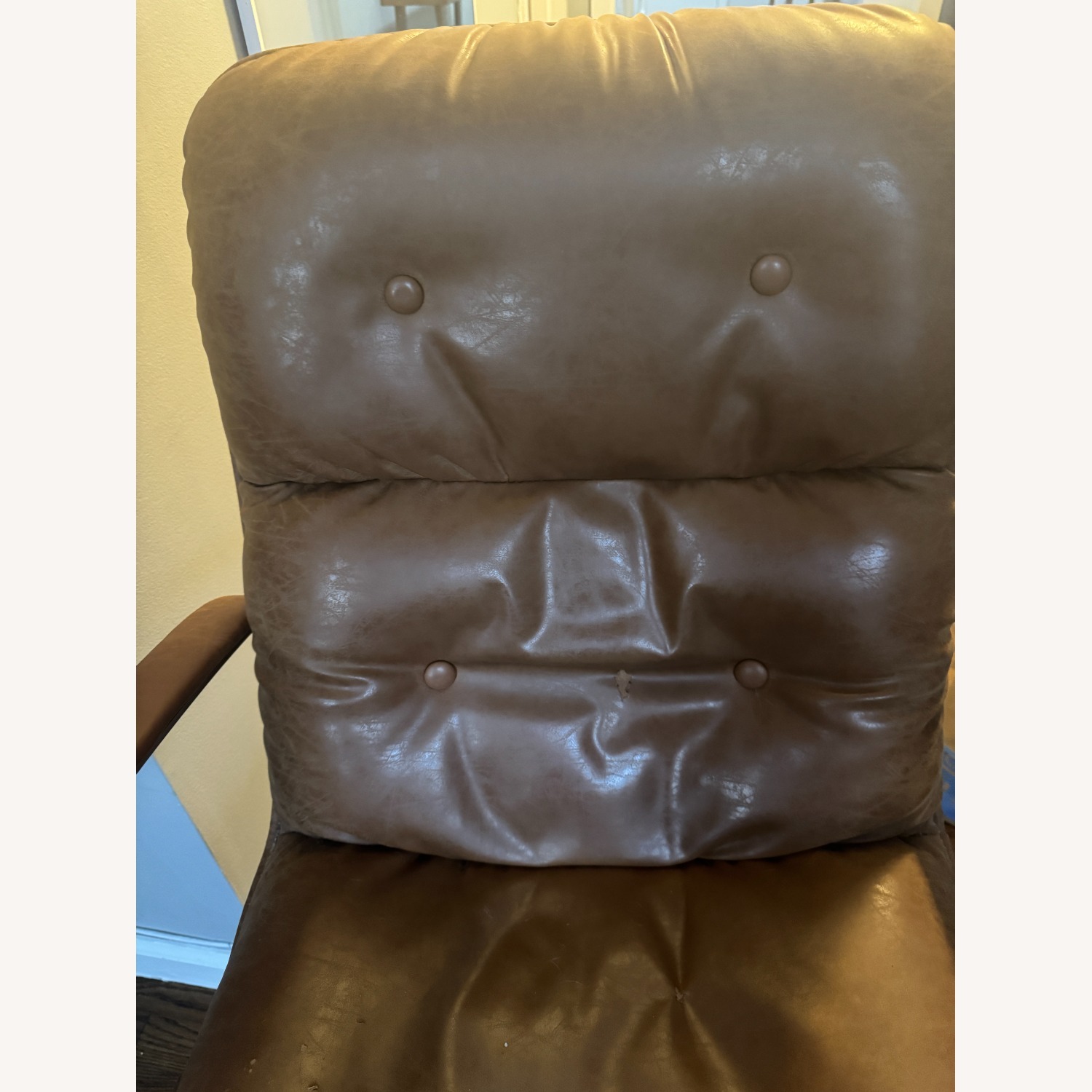 Zuo Brown Leather Office Chair - image-4