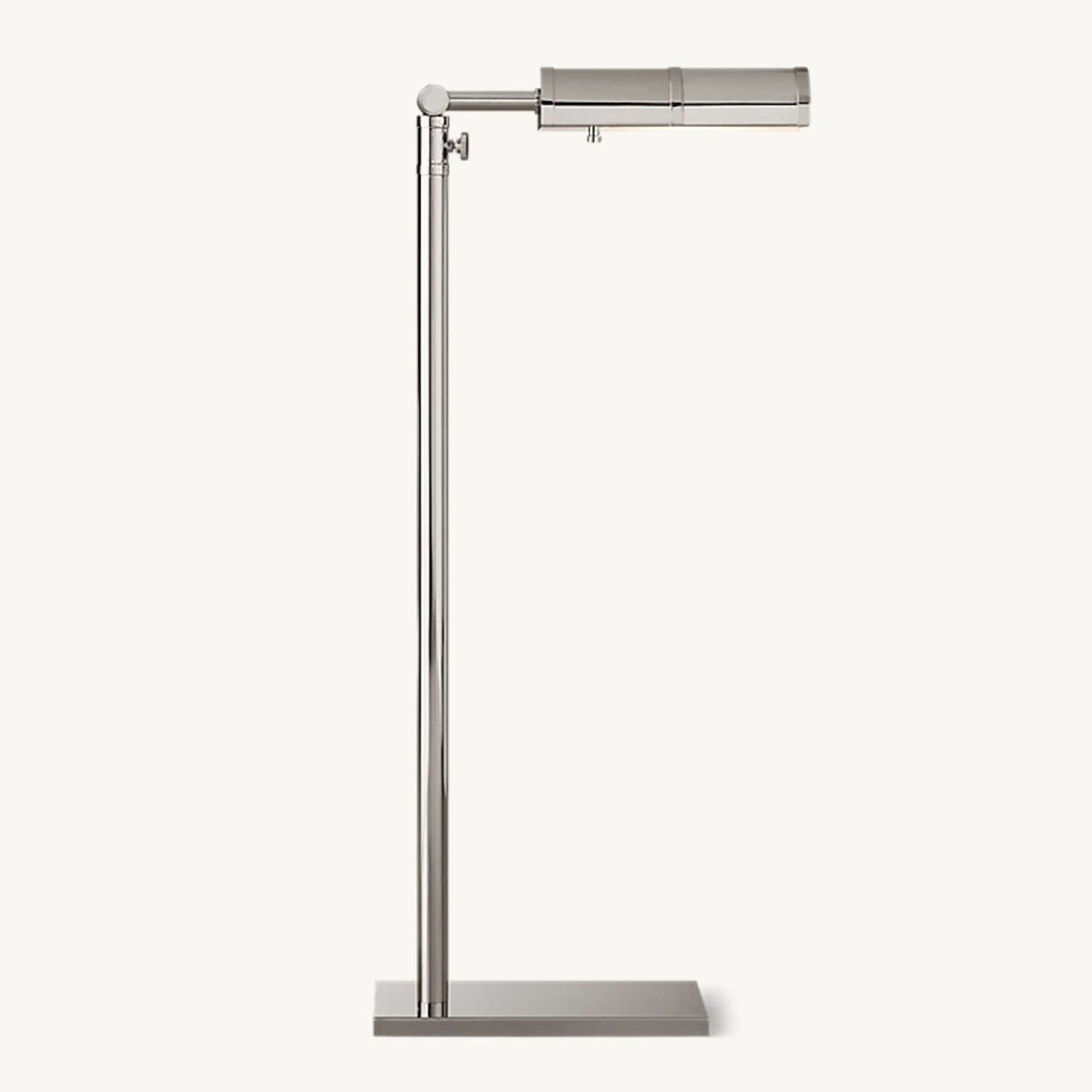 Restoration Hardware Norris Task Floor Lamp Nickel - image-0