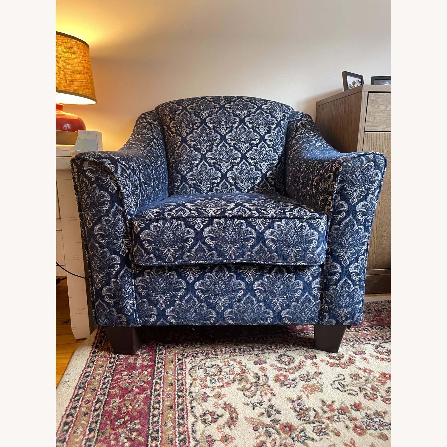 Keeva Sapphire Accent Chair - image-1