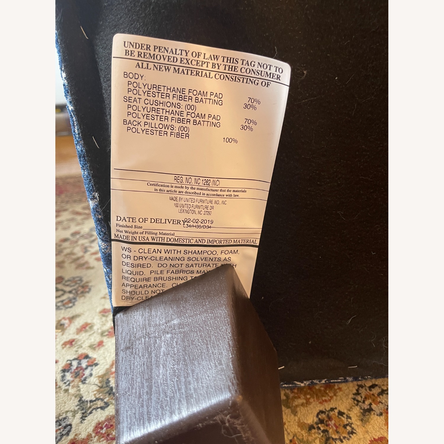 Keeva Sapphire Accent Chair - image-6