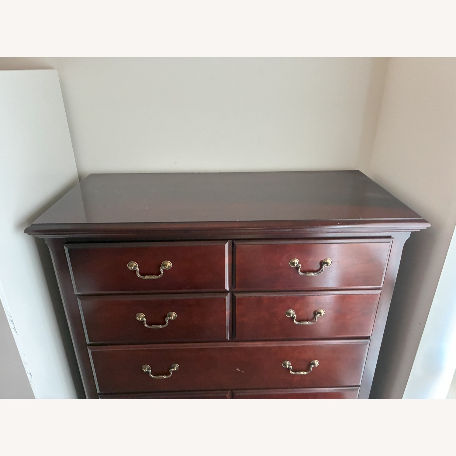 Dark Brown Wooden Dresser - image-3