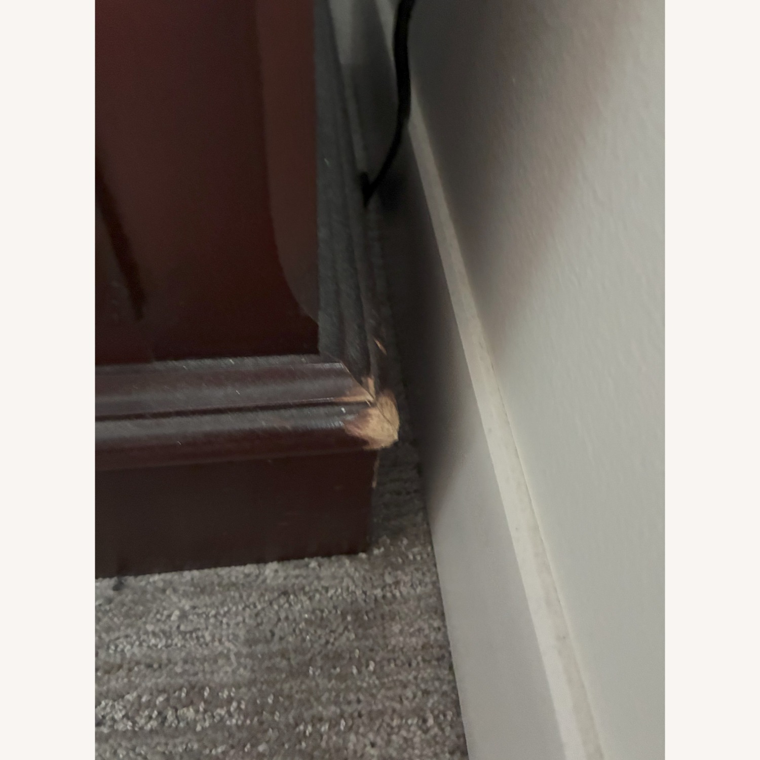 Dark Brown Wooden Dresser - image-2