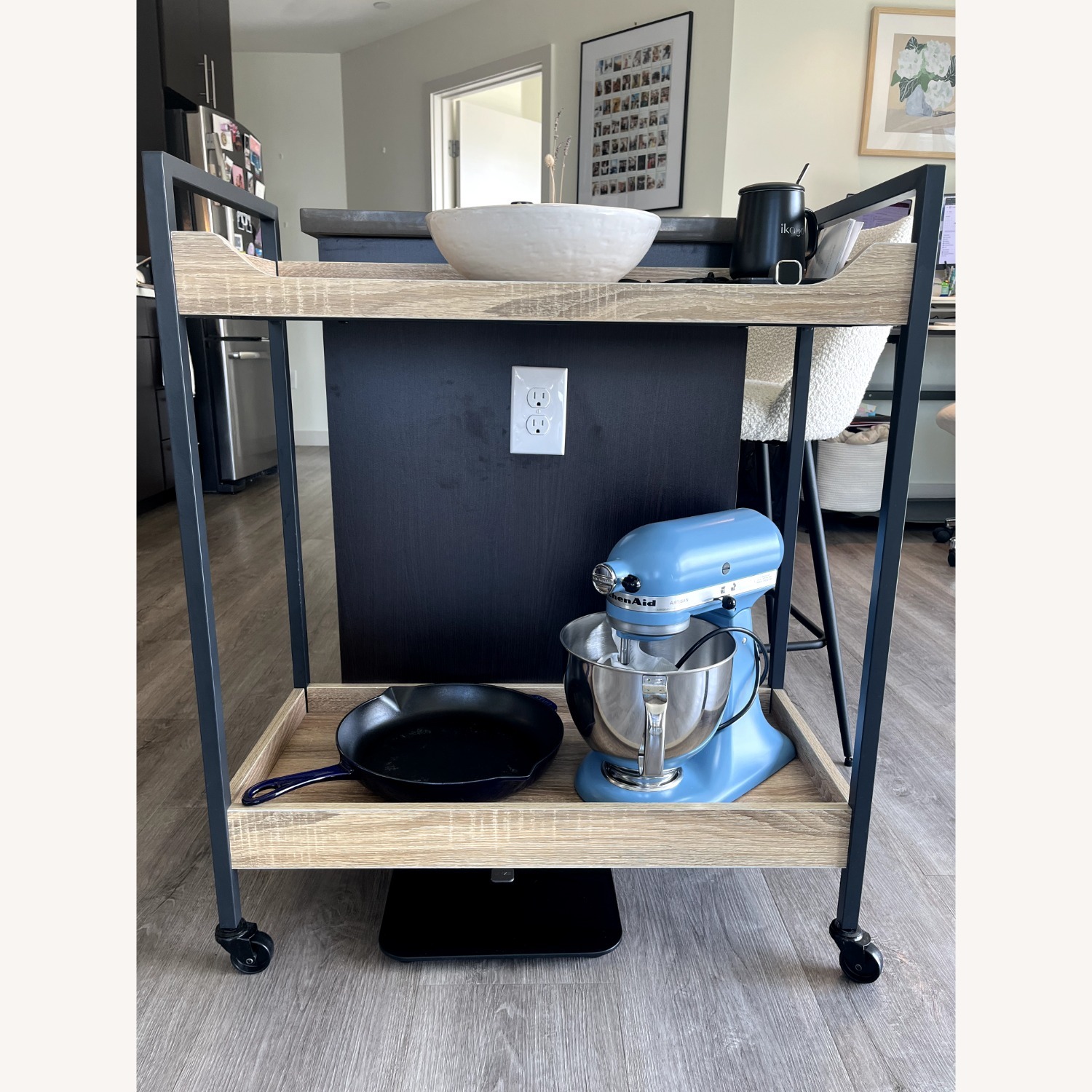 Amazon Sauder Side Cart - image-1