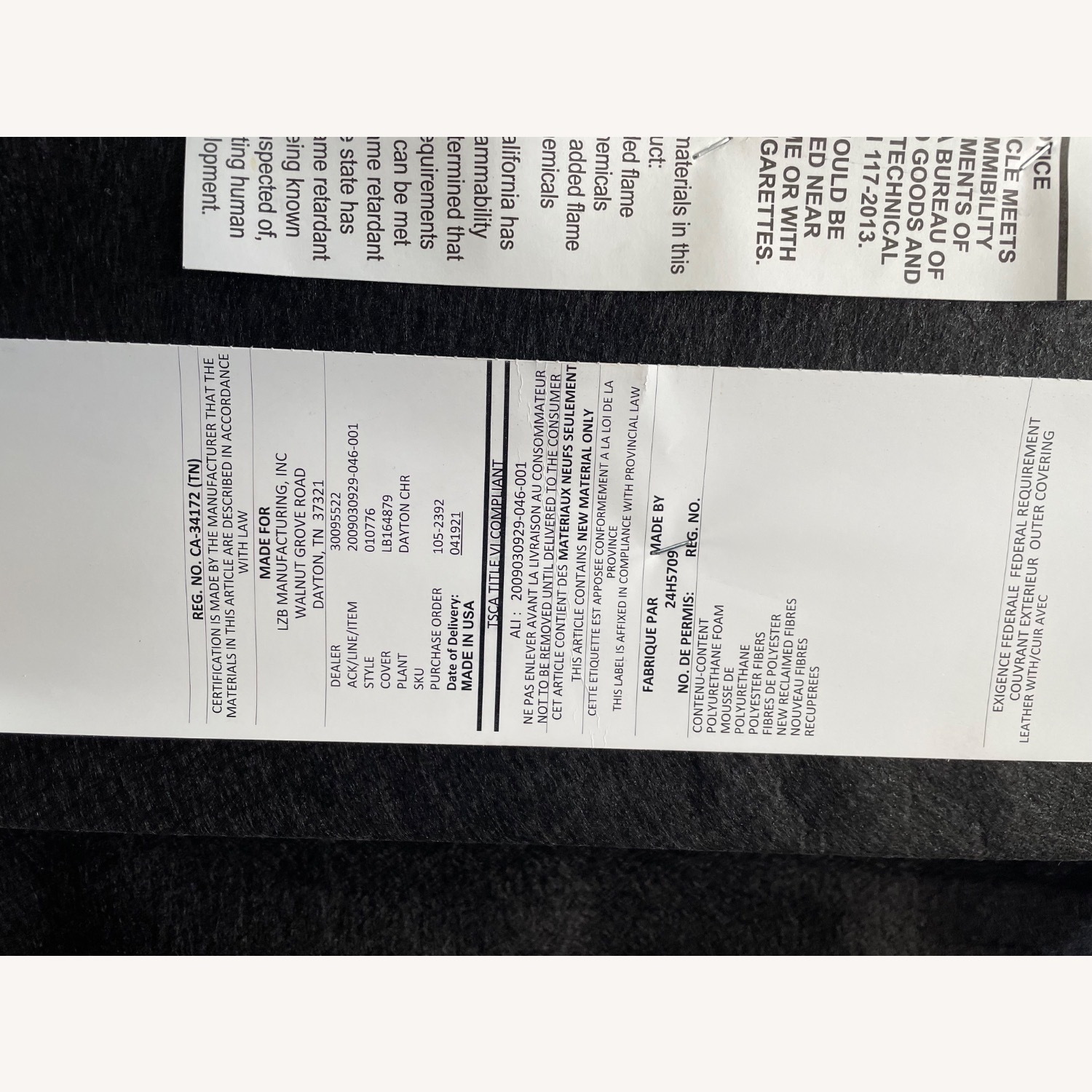 La-Z-Boy brown leather B&T Recliner/Rocker - image-7