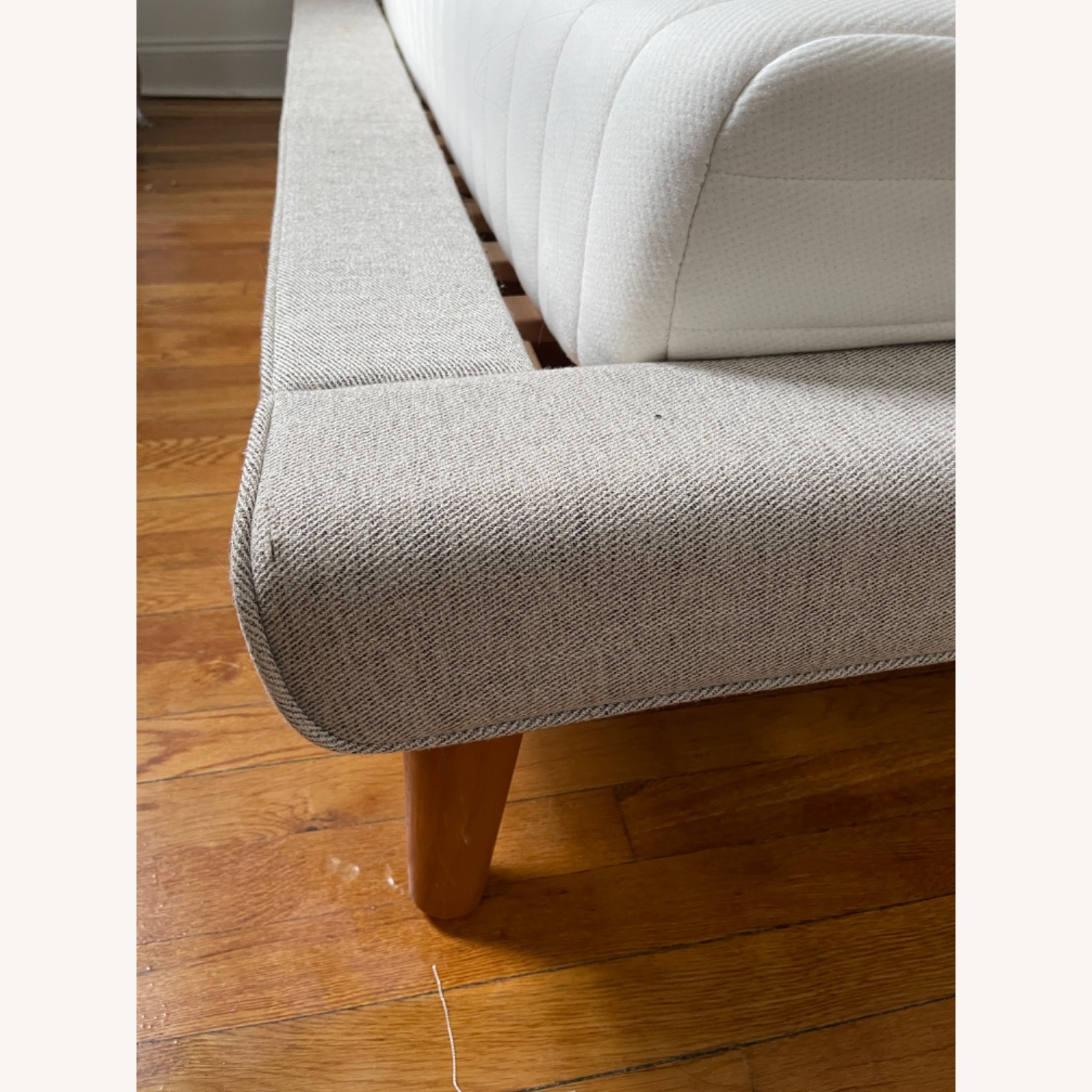 West Elm Haven Platform Bed with Wood Legs - image-8