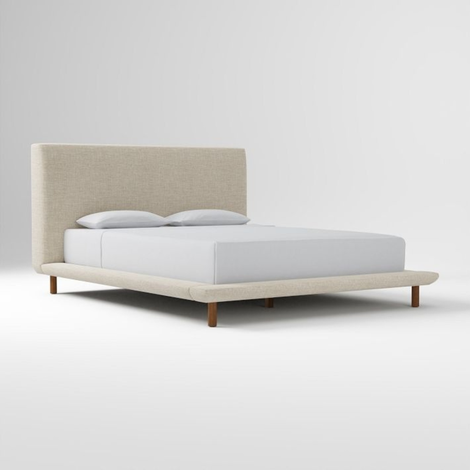 West Elm Haven Platform Bed with Wood Legs - image-11