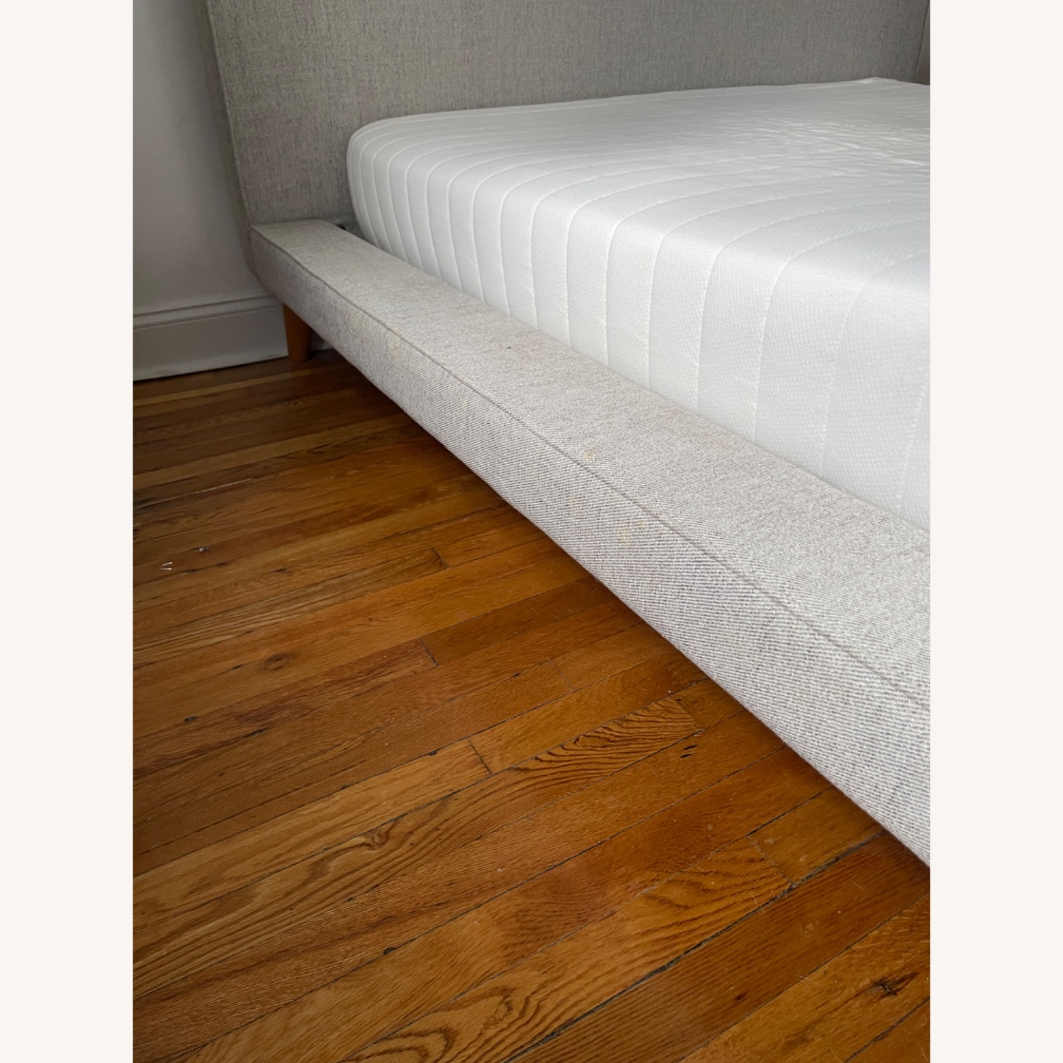West Elm Haven Platform Bed with Wood Legs - image-9