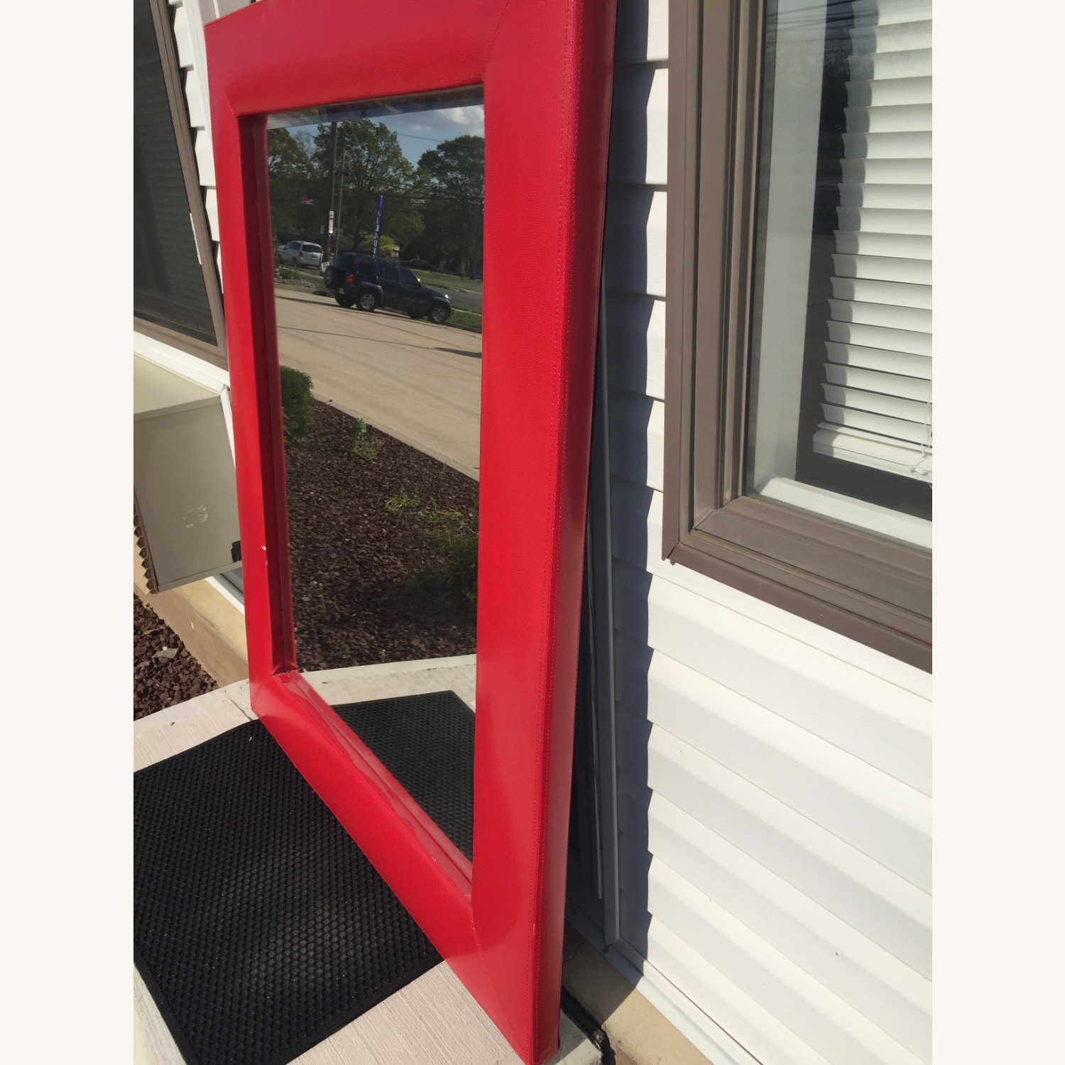 Ashley Red Wall Mirror - image-2