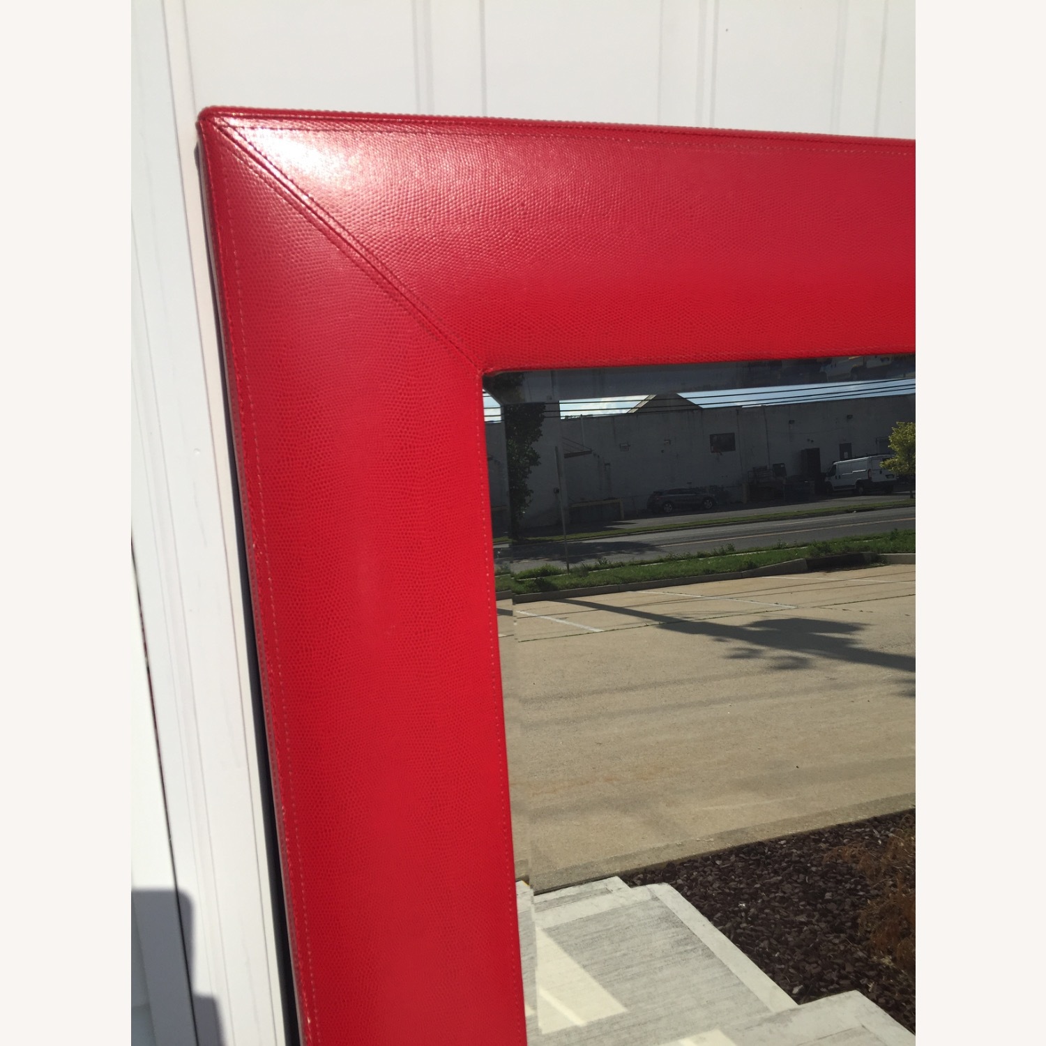 Ashley Red Wall Mirror - image-1