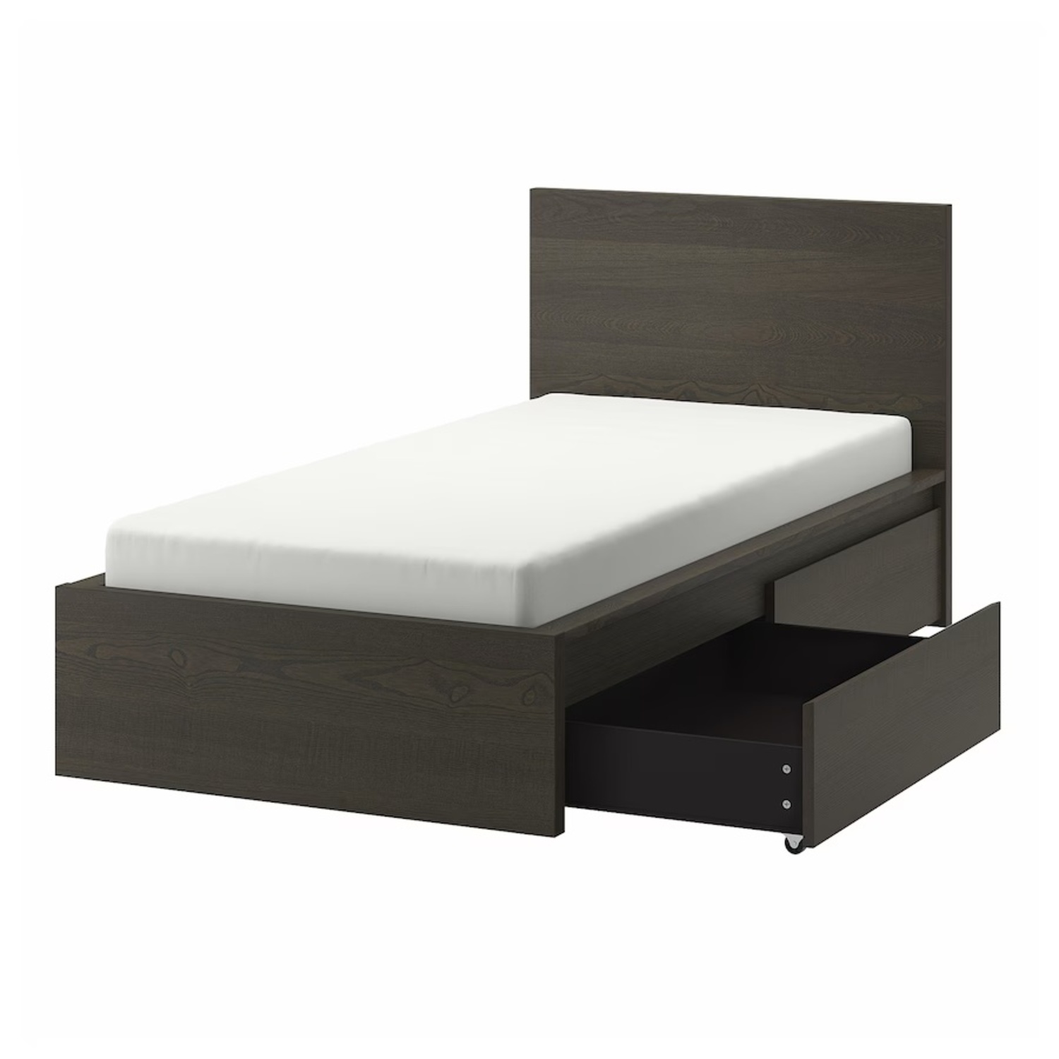 IKEA Malm Twin Bed Frame w Storage - image-4