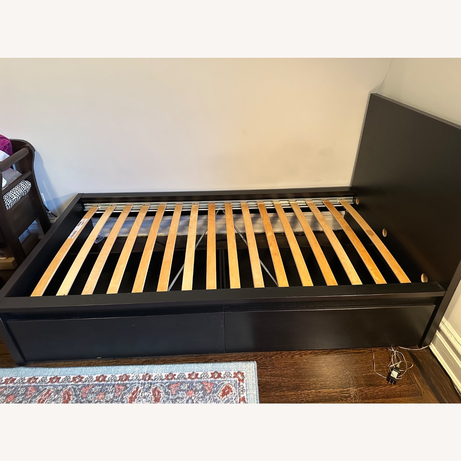 IKEA Malm Twin Bed Frame w Storage - image-2