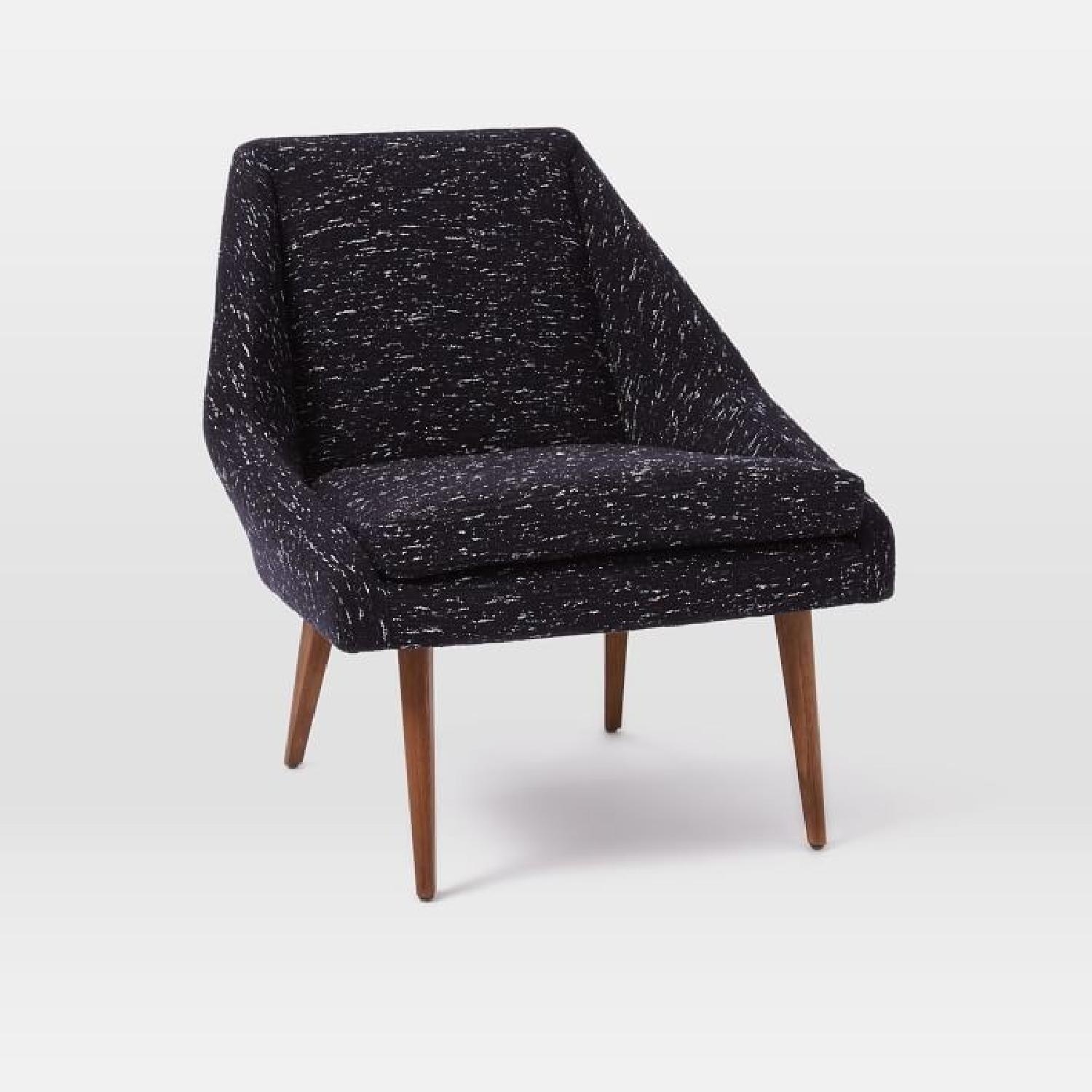 West Elm Parker Dark Blue Accent Chair - image-4