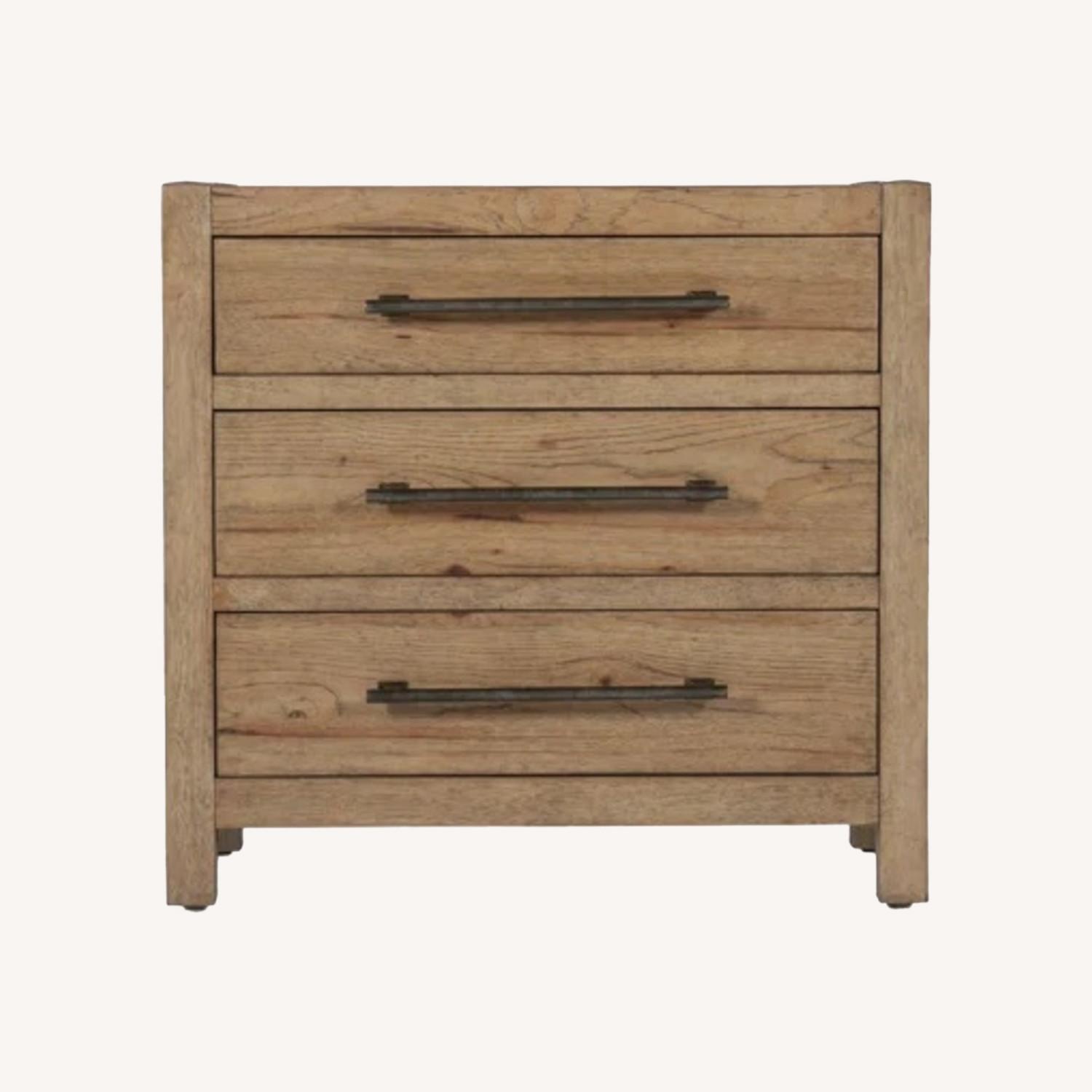 Wayfair Vineyard Wooden 3-Drawer Nightstands Set of 2 - image-0
