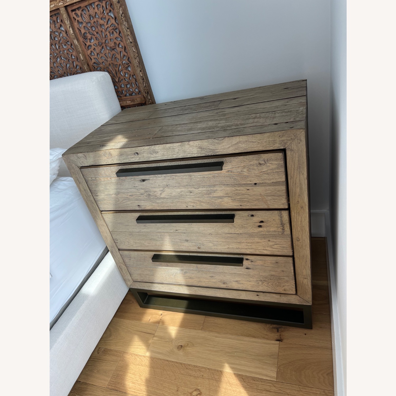 Wayfair Vineyard Wooden 3-Drawer Nightstands Set of 2 - image-3