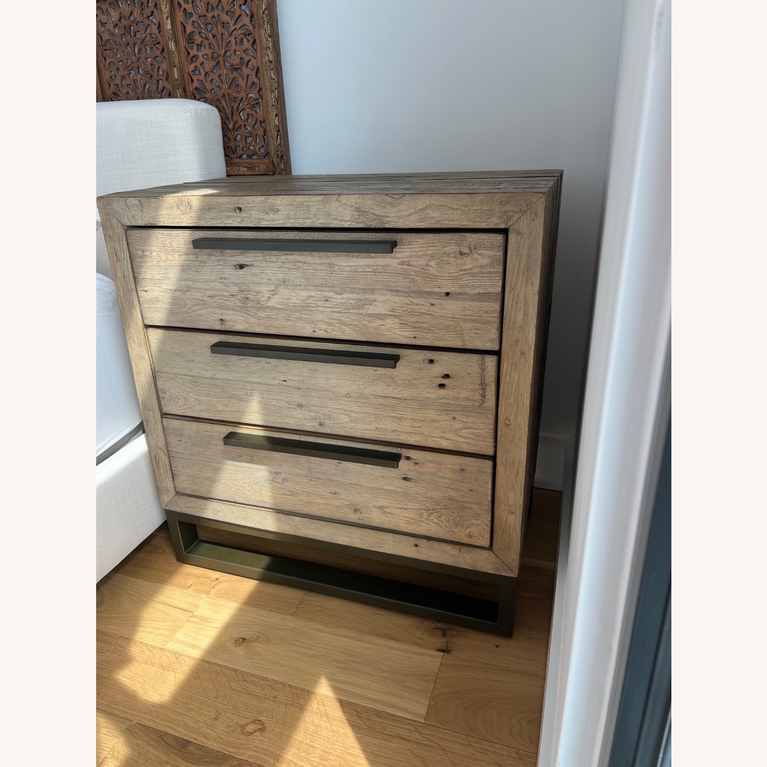 Wayfair Vineyard Wooden 3-Drawer Nightstands Set of 2 - image-4