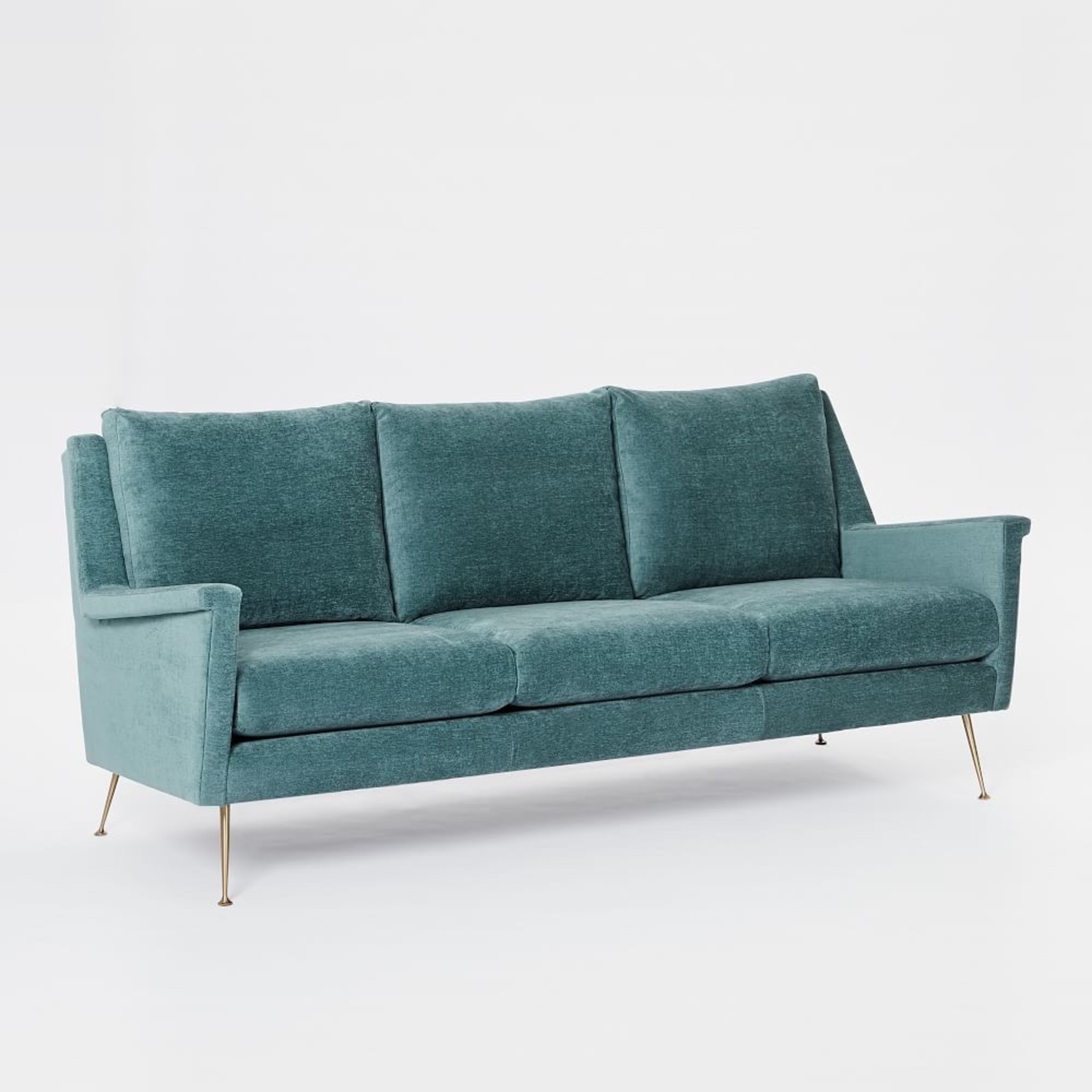 West Elm Carlo Mid Century 3 Seater Sofa - image-8