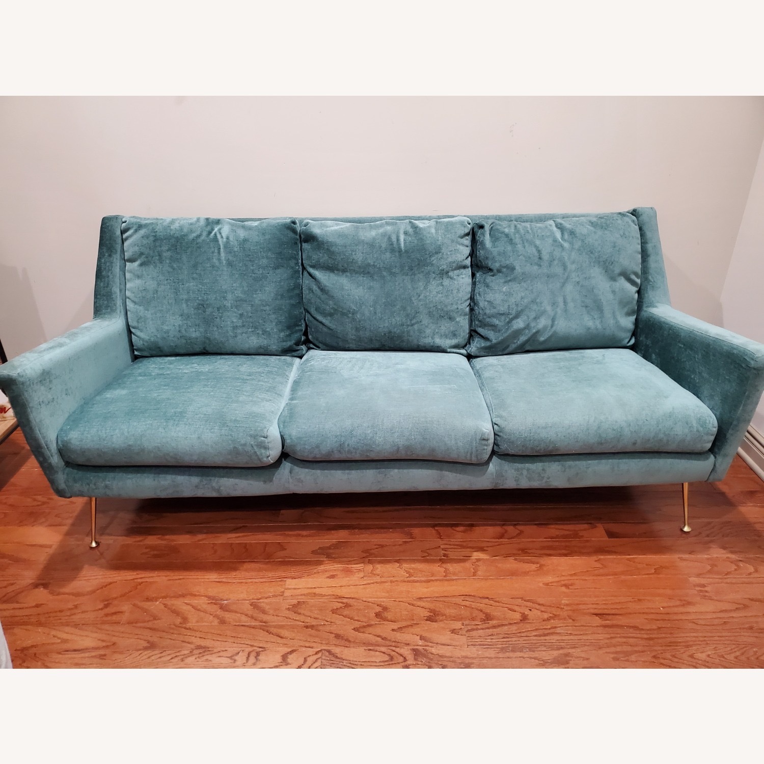 West Elm Carlo Mid Century 3 Seater Sofa - image-4