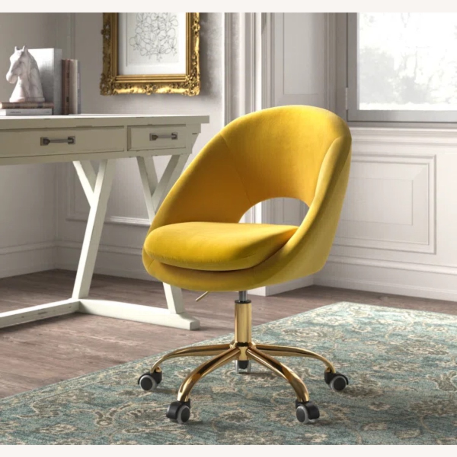 Wayfair Yellow Office Chair - image-2