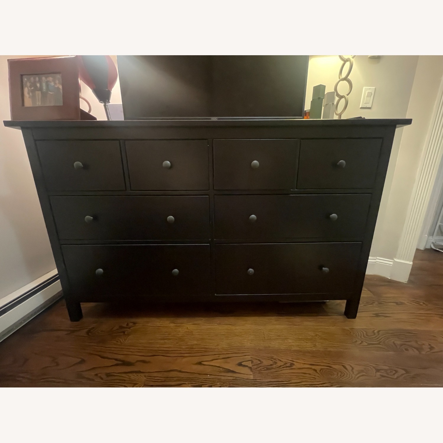 IKEA HEMNES 8-Drawer Dresser Black-Brown - image-2