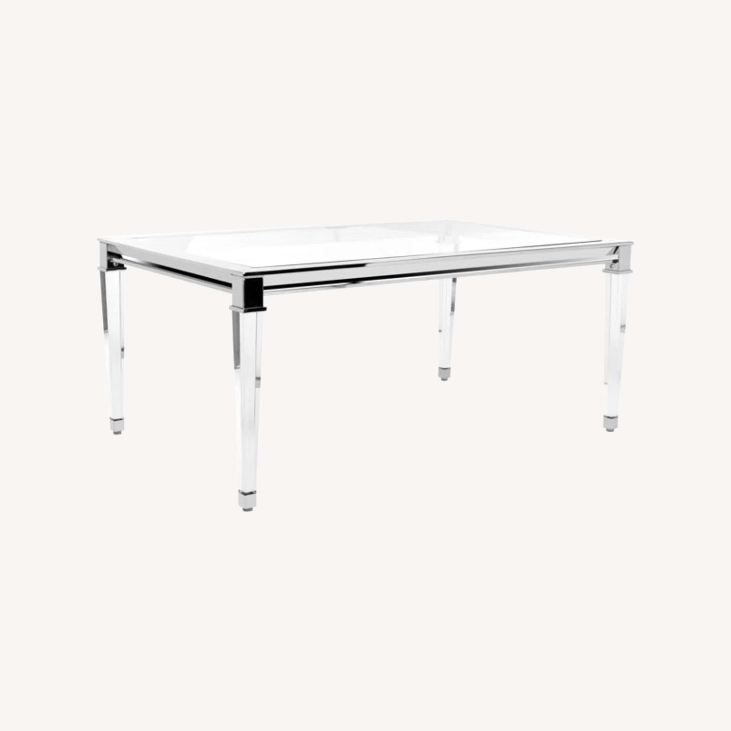 Luxe Modern Glass Coffee Table - image-0