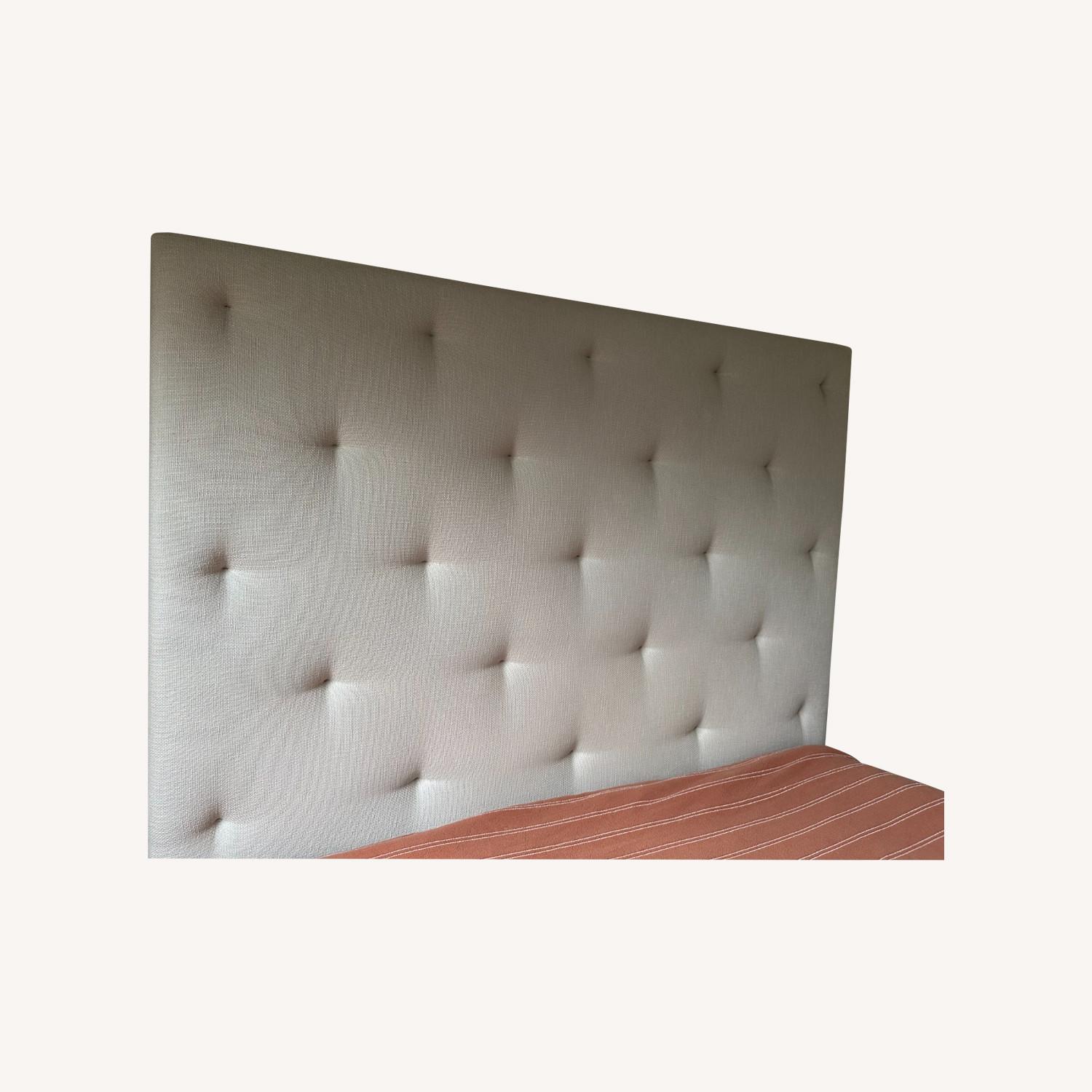 West Elm Emmett Diamond Tufted headboard - image-0