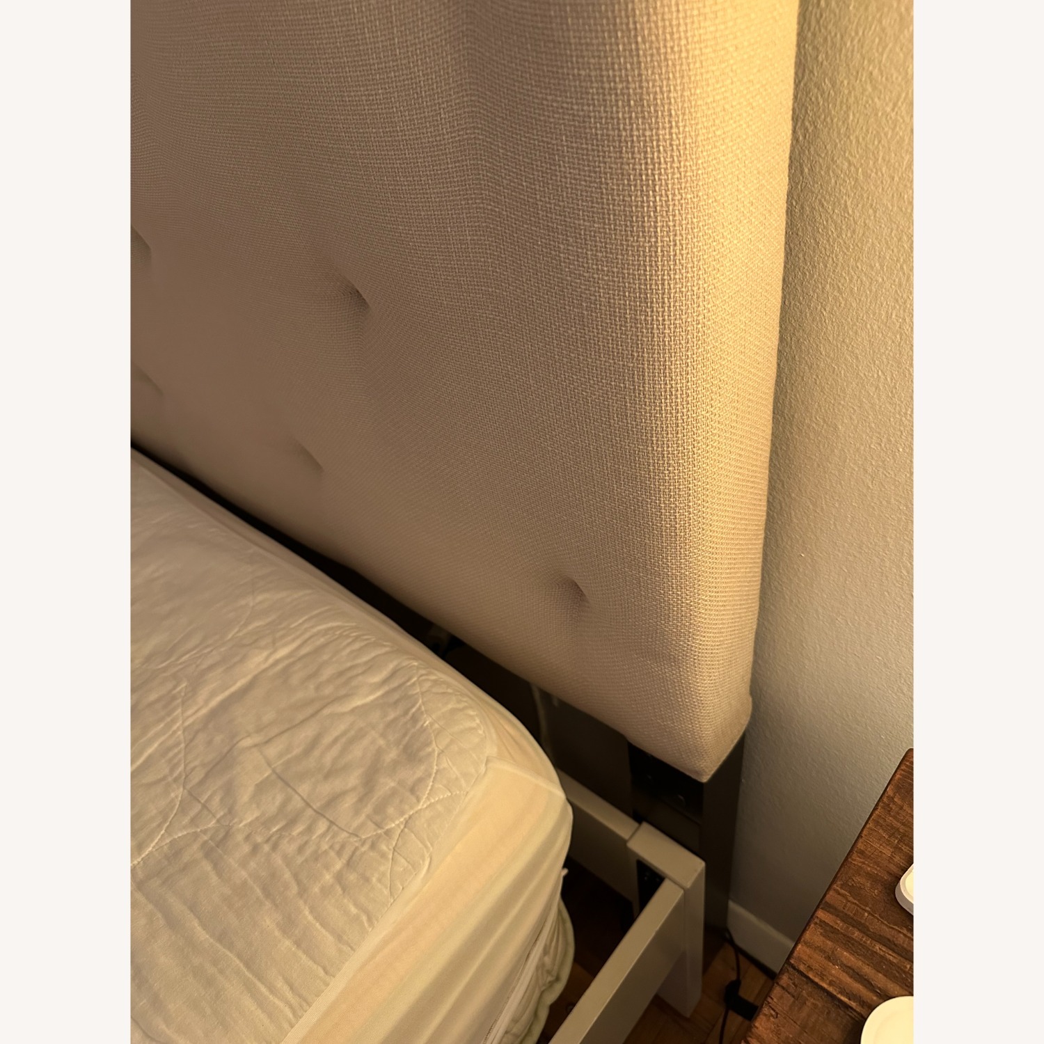 West Elm Emmett Diamond Tufted headboard - image-5