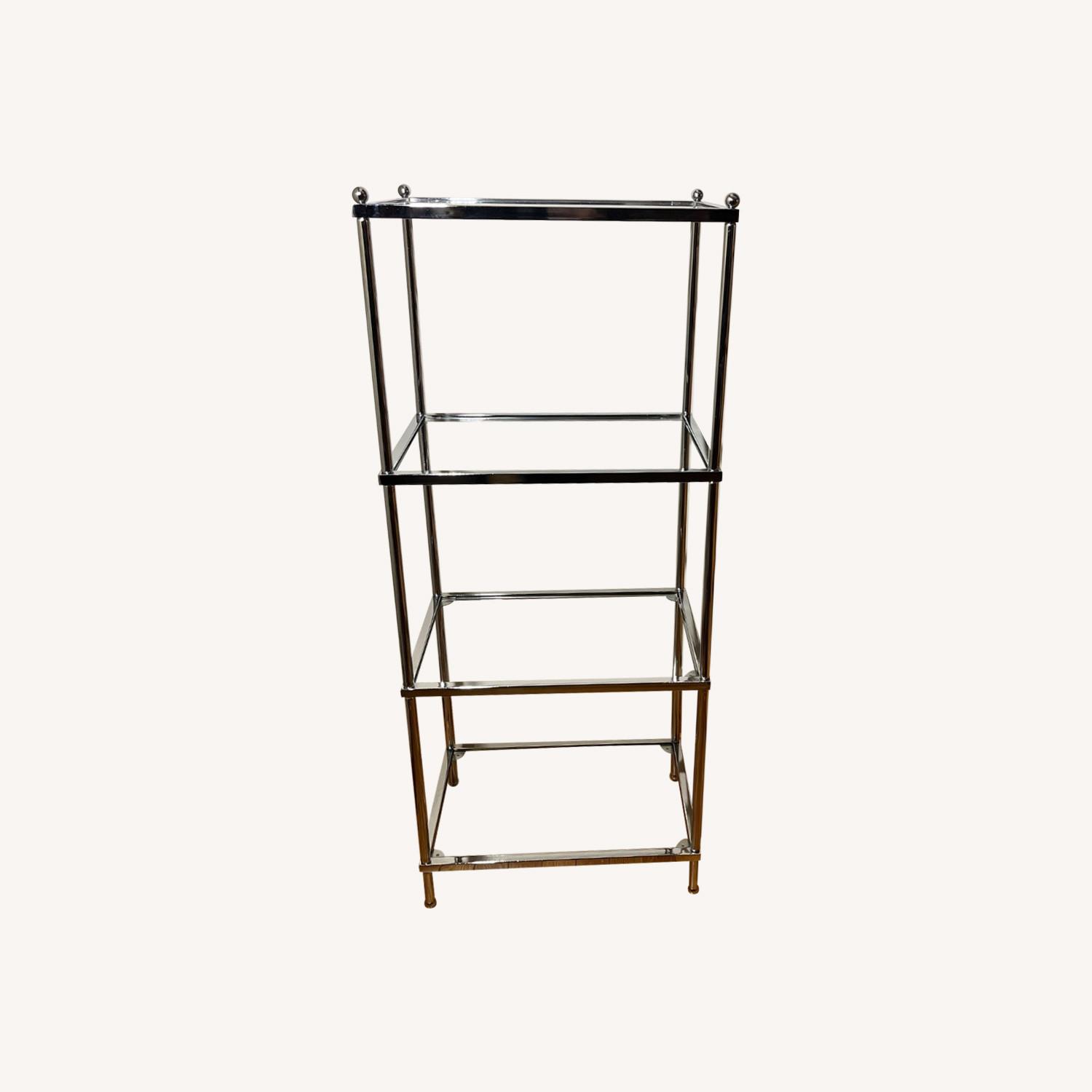 Royal Crest 4 Tier Chrome Shelving Unit - image-0